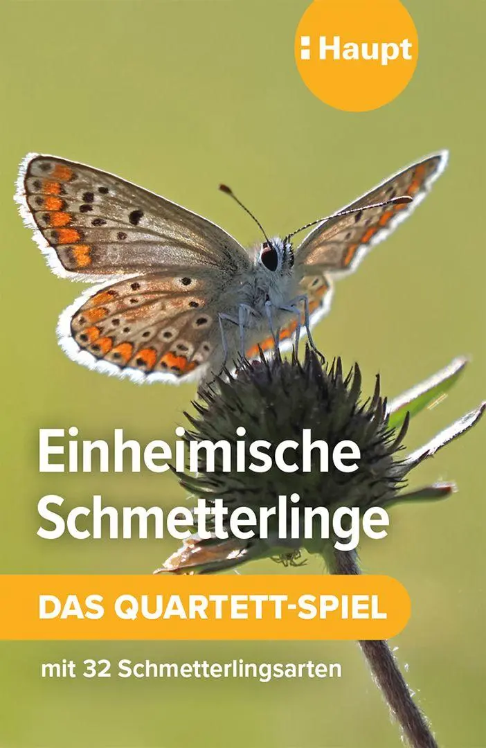 Cover: 4262494720123 | Einheimische Schmetterlinge - das Quartett-Spiel | Haupt Verlag | 2026
