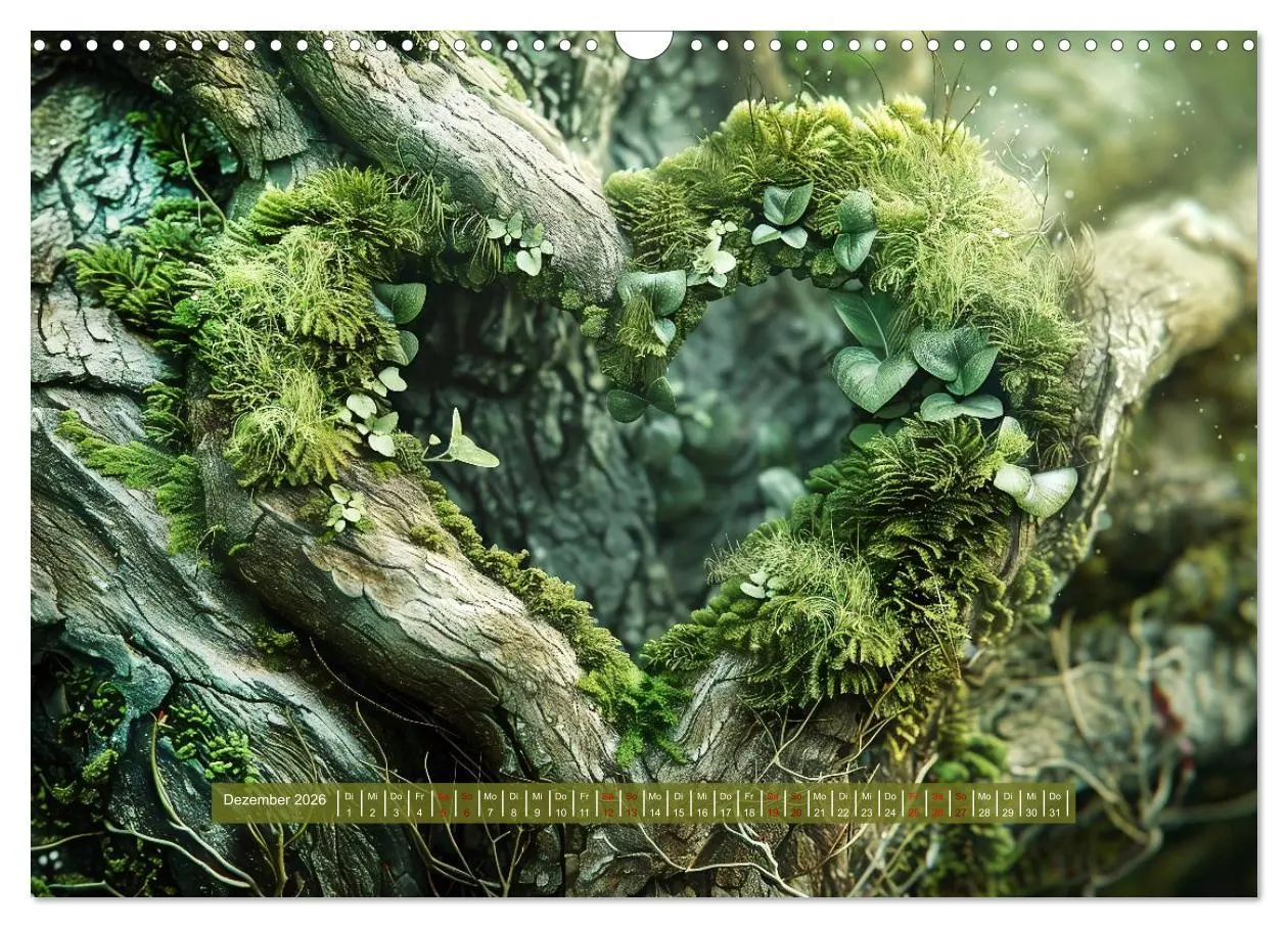 Bild: 9783457380123 | Mit dem Herzen der Natur (Wandkalender 2026 DIN A3 quer), CALVENDO...