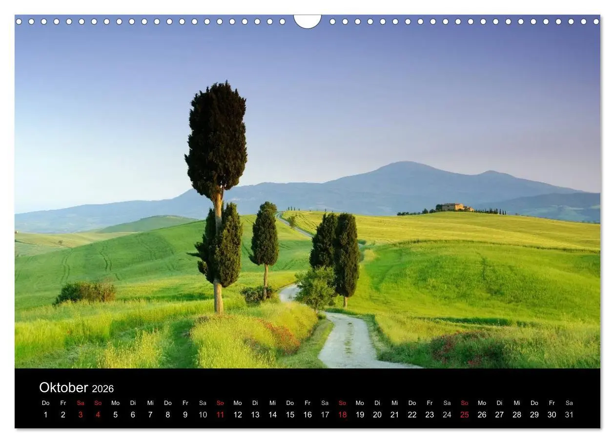 Bild: 9783516160123 | Toskana - Traumlandschaft in Italien (Wandkalender 2026 DIN A3...