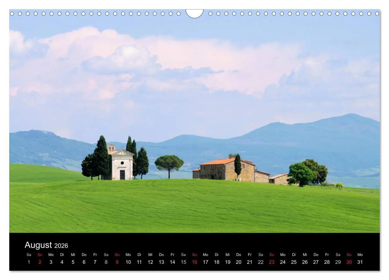Bild: 9783516160123 | Toskana - Traumlandschaft in Italien (Wandkalender 2026 DIN A3...