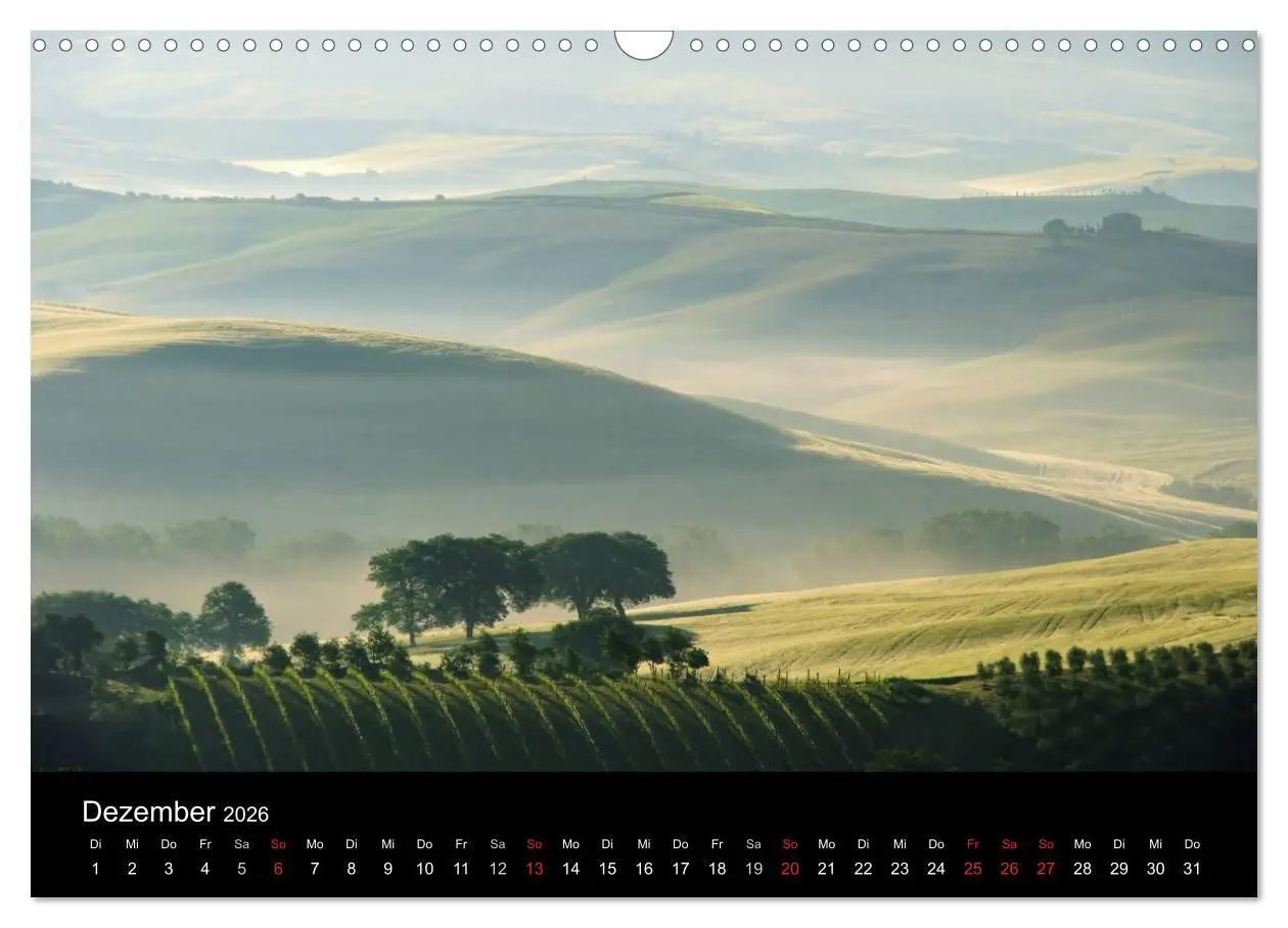 Bild: 9783516160123 | Toskana - Traumlandschaft in Italien (Wandkalender 2026 DIN A3...
