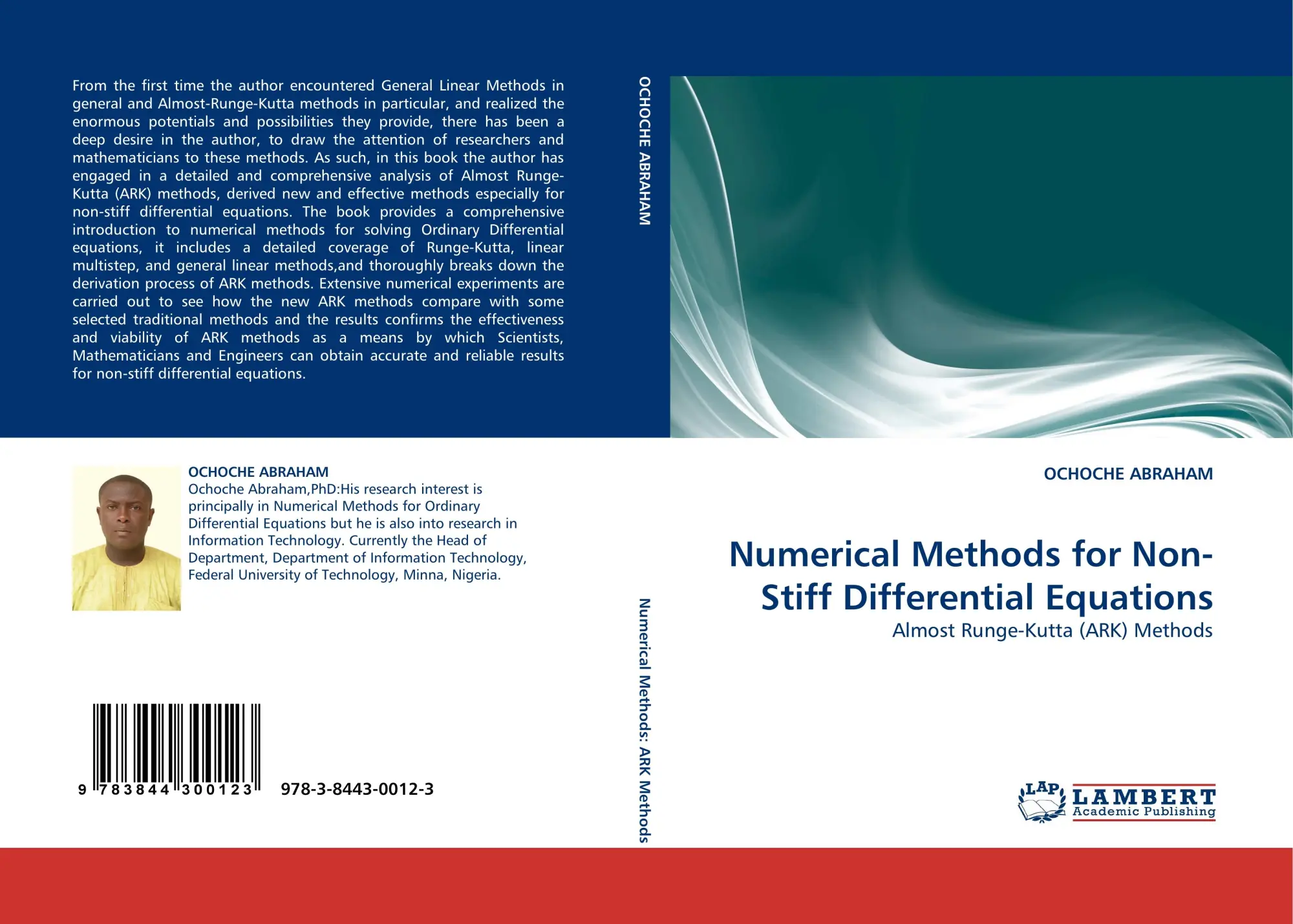 Cover: 9783844300123 | Numerical Methods for Non-Stiff Differential Equations | Abraham