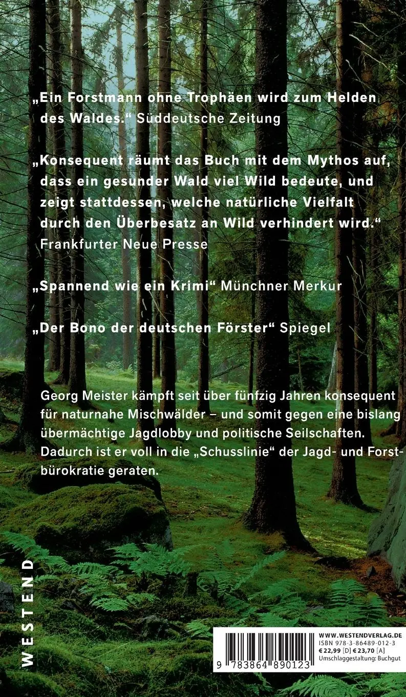 Rückseite: 9783864890123 | Tatort Wald | Georg Meister und sein Kampf für unsere Wälder | Buch