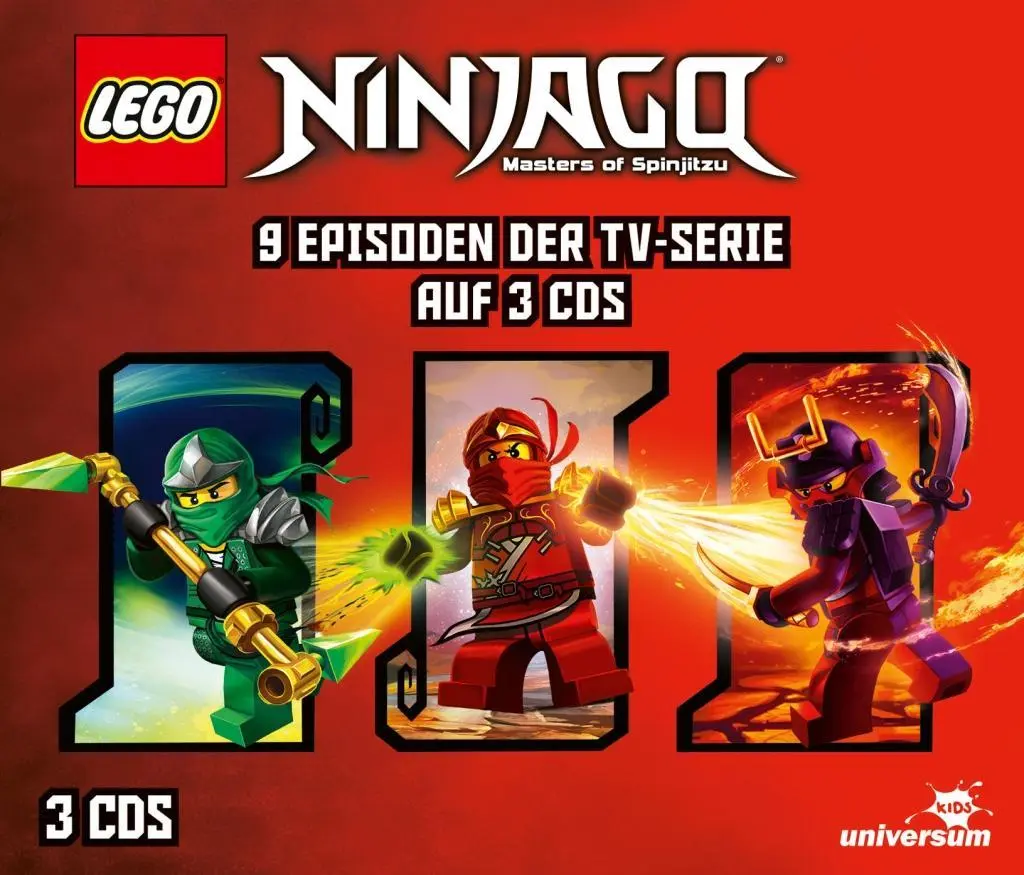 Cover: 889854410223 | LEGO® Ninjago Hörspielbox 3 | Various | Audio-CD | 3 Audio-CDs | 2017