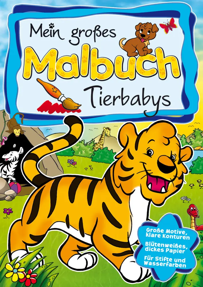 Malbuch Tiere & Tierbabys