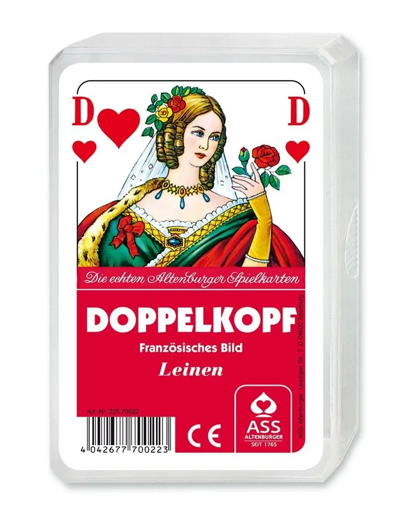 Cover: 4042677700223 | Doppelkopf Leinenprägung, französisches Bild | Traditionelle Karten