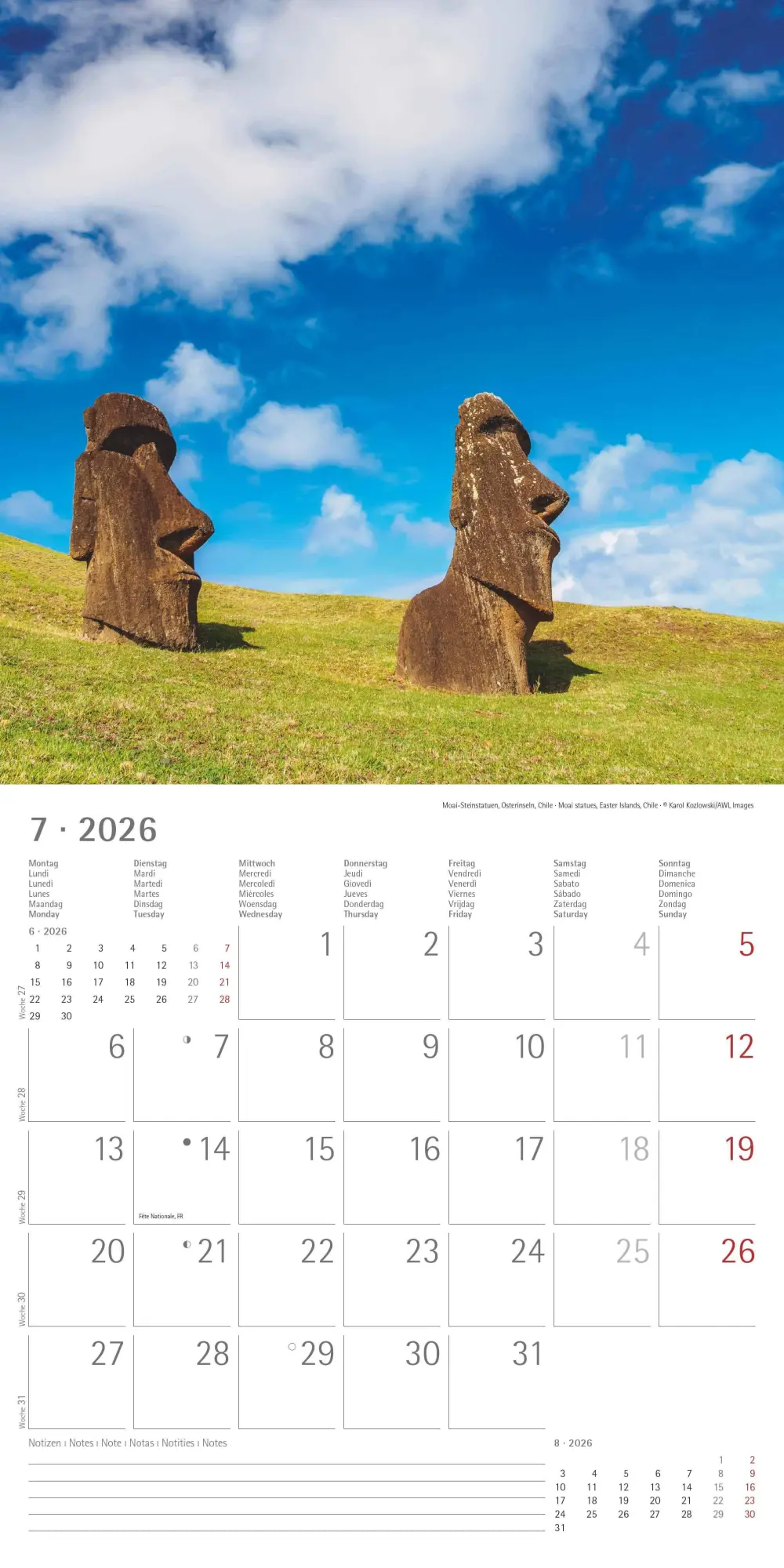 Bild: 4069095000223 | Alpha Edition - Wunder unserer Welt 2026 Broschürenkalender,...