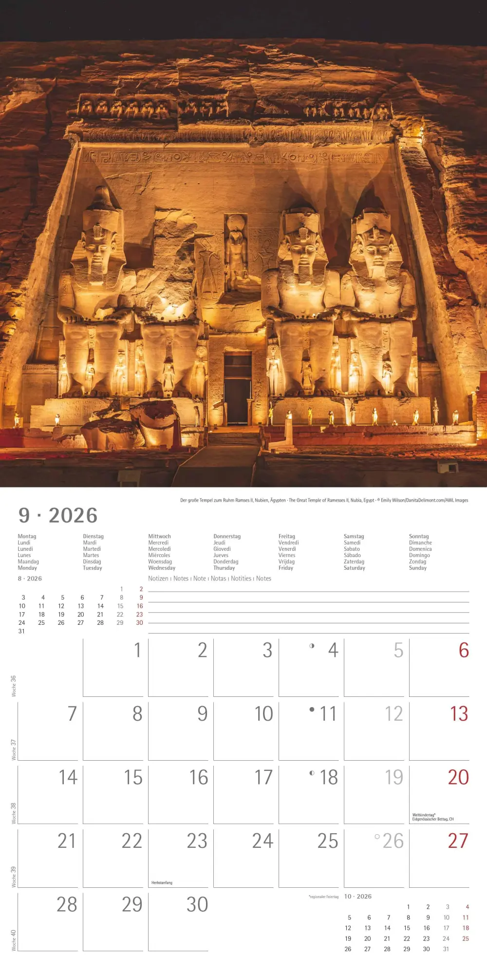 Bild: 4069095000223 | Alpha Edition - Wunder unserer Welt 2026 Broschürenkalender,...