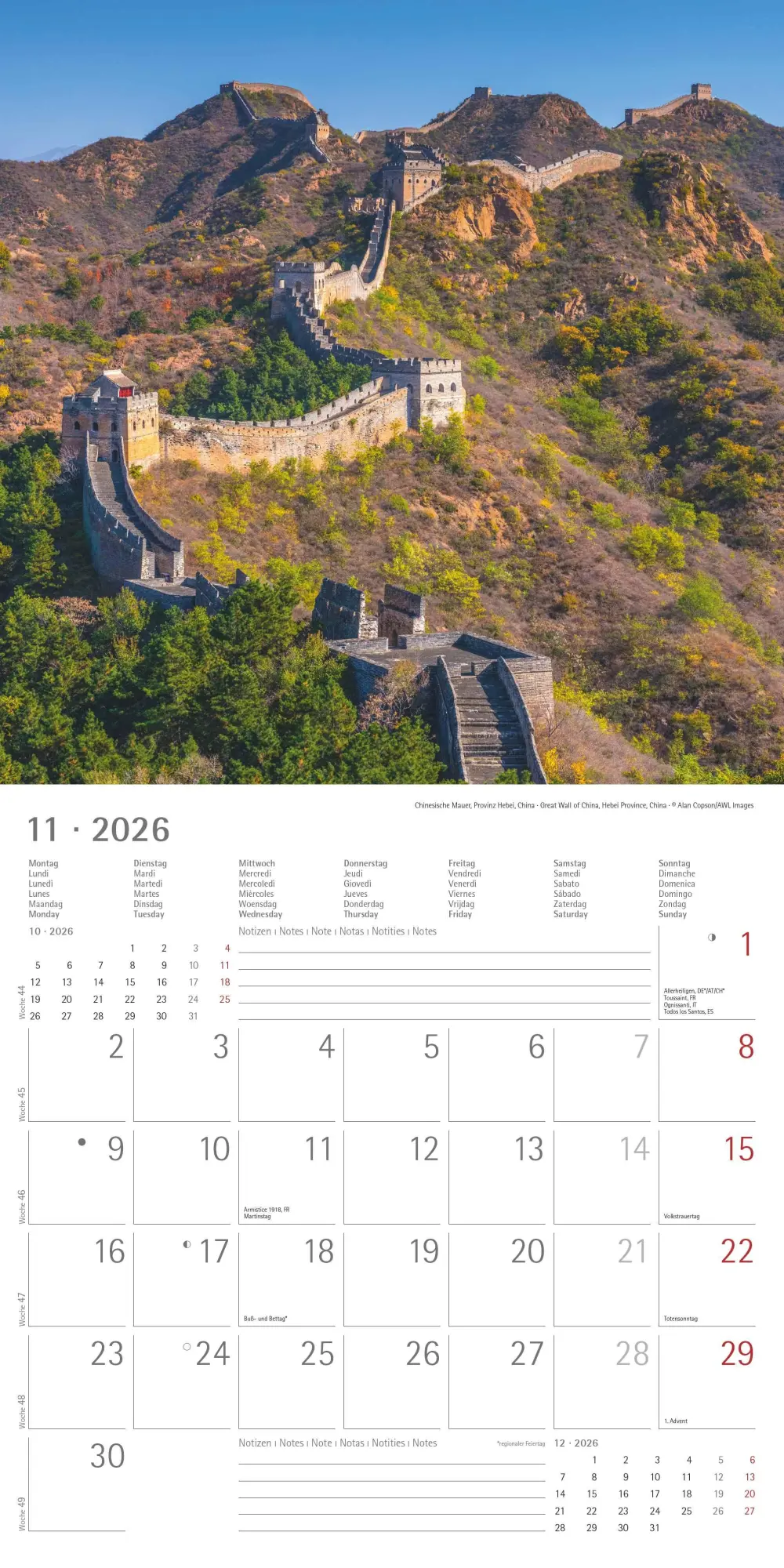 Bild: 4069095000223 | Alpha Edition - Wunder unserer Welt 2026 Broschürenkalender,...
