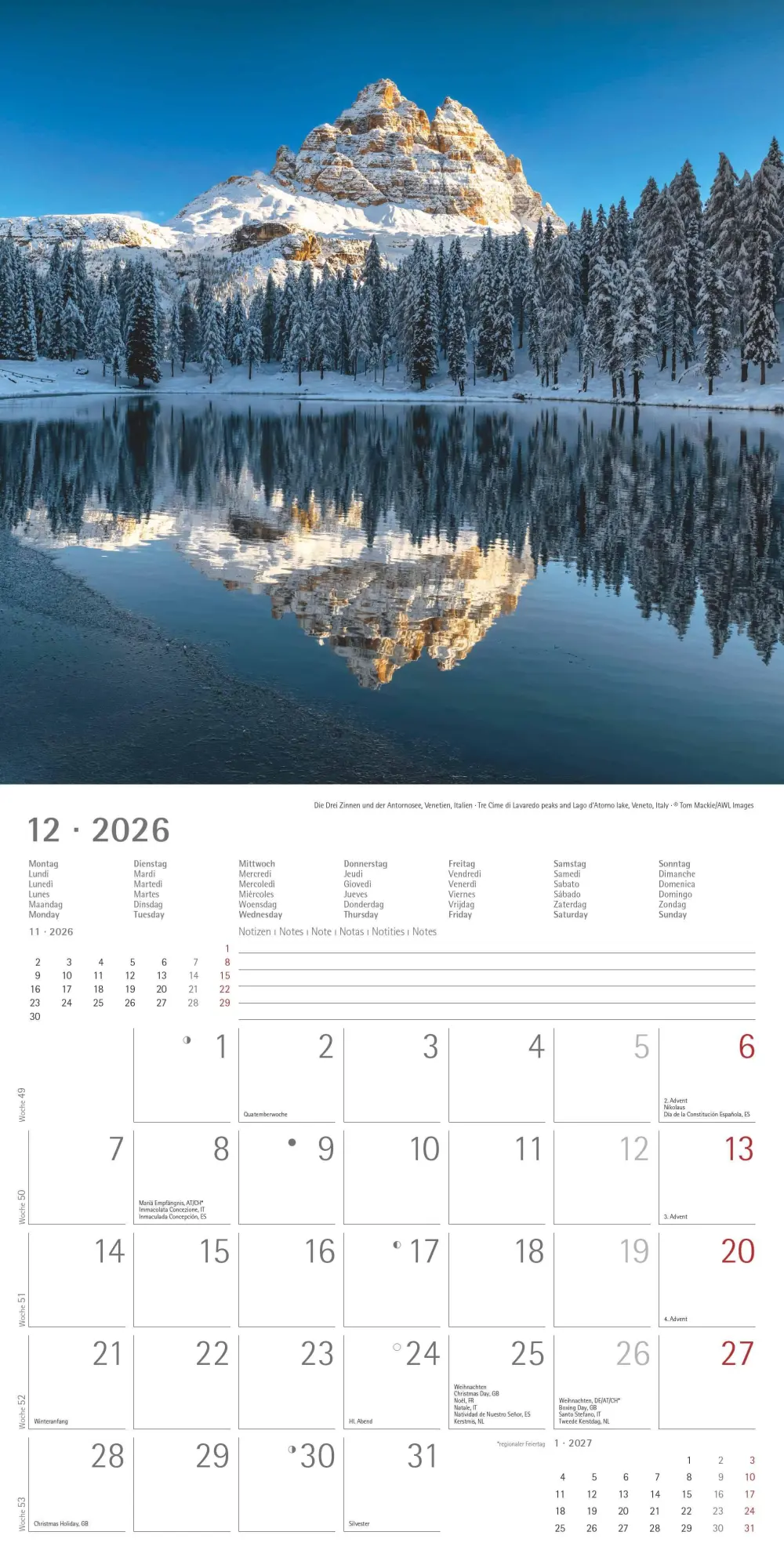 Bild: 4069095000223 | Alpha Edition - Wunder unserer Welt 2026 Broschürenkalender,...