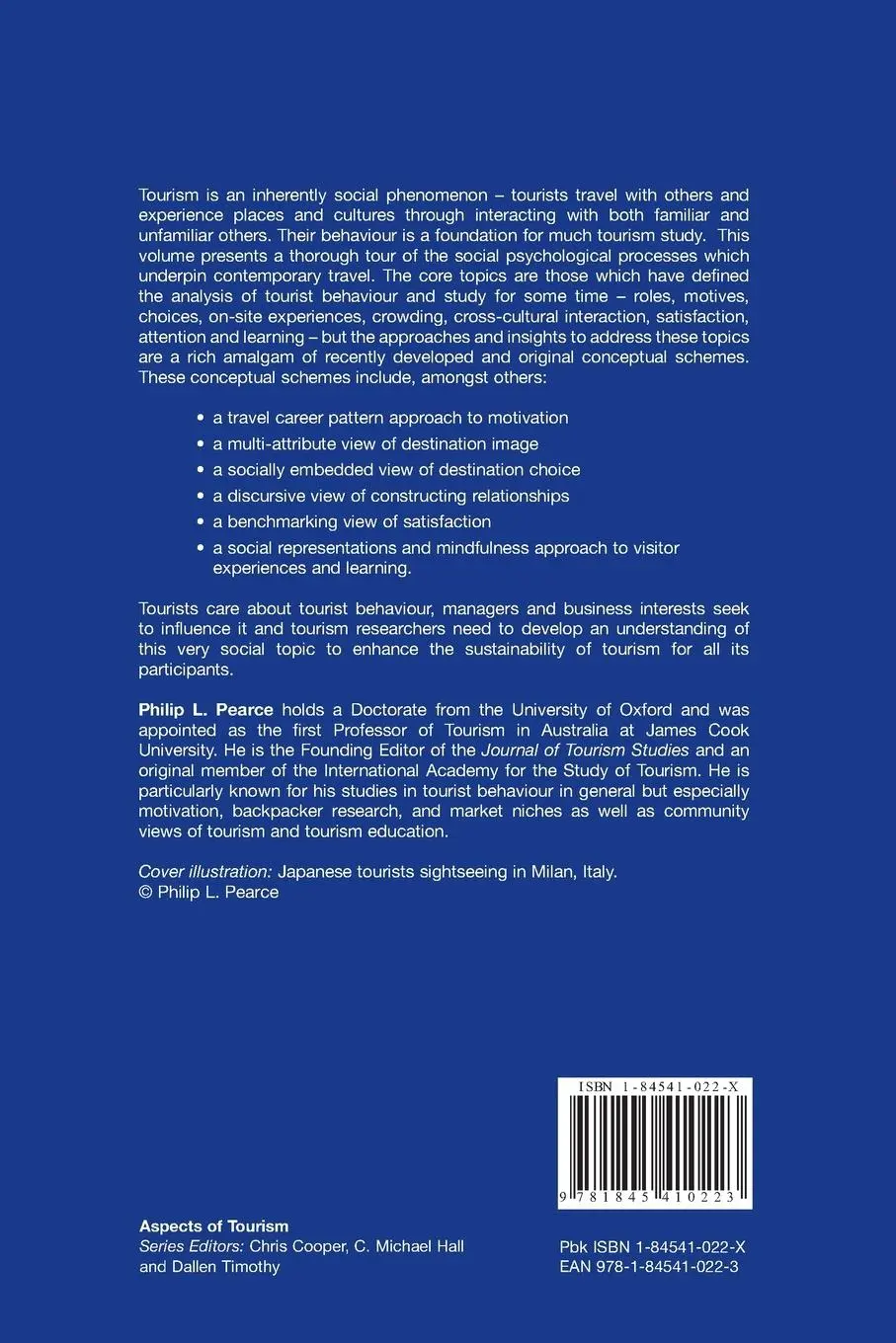 Rückseite: 9781845410223 | Tourist Behaviour | Themes and Conceptual Schemes | Philip L. Pearce