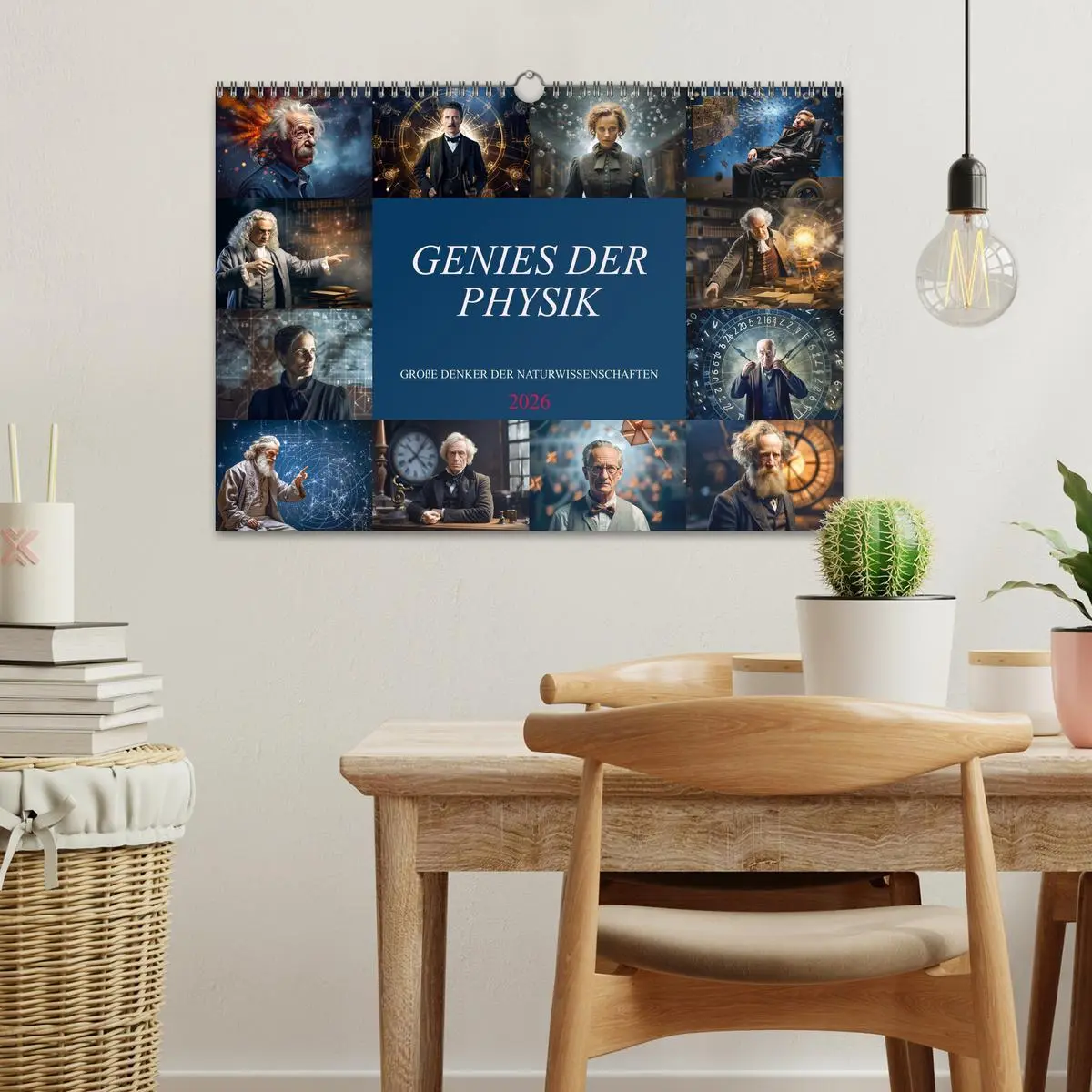 Bild: 9783457510223 | Genies der Physik (Wandkalender 2026 DIN A3 quer), CALVENDO...