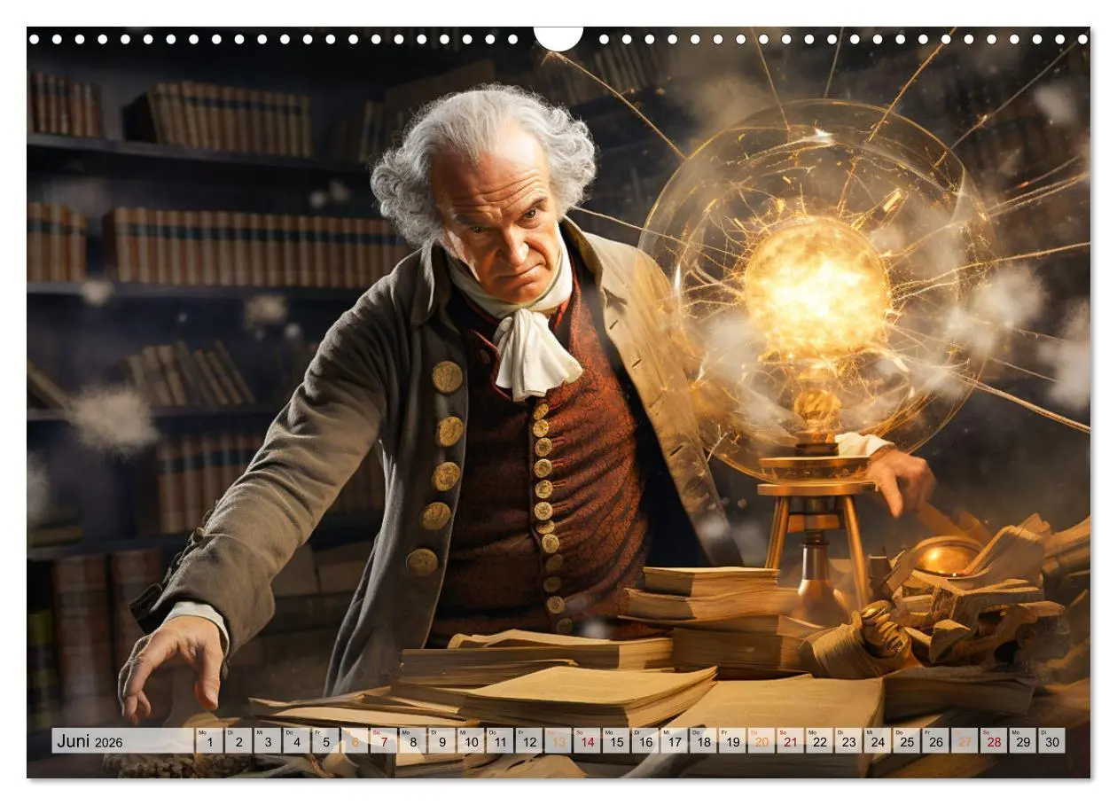 Bild: 9783457510223 | Genies der Physik (Wandkalender 2026 DIN A3 quer), CALVENDO...