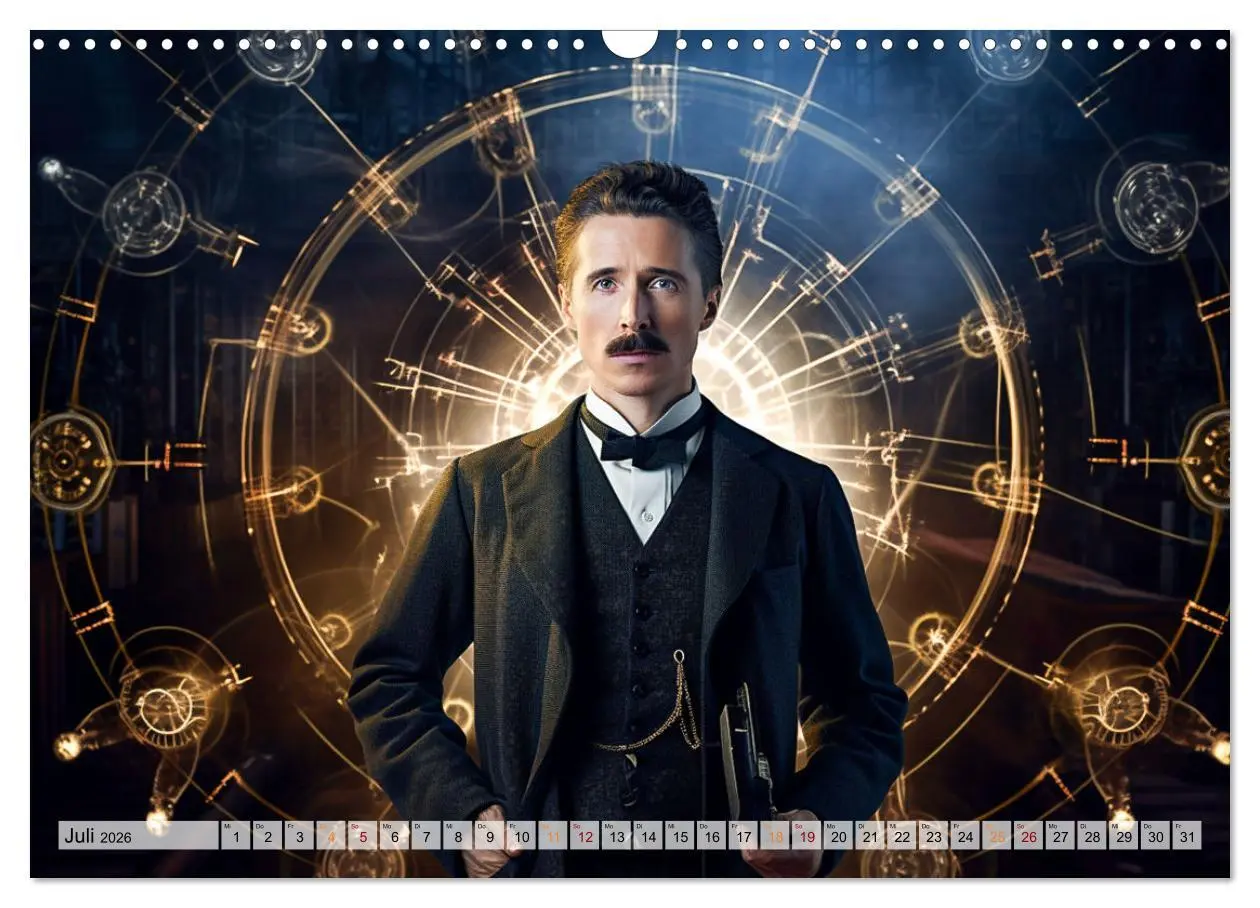 Bild: 9783457510223 | Genies der Physik (Wandkalender 2026 DIN A3 quer), CALVENDO...