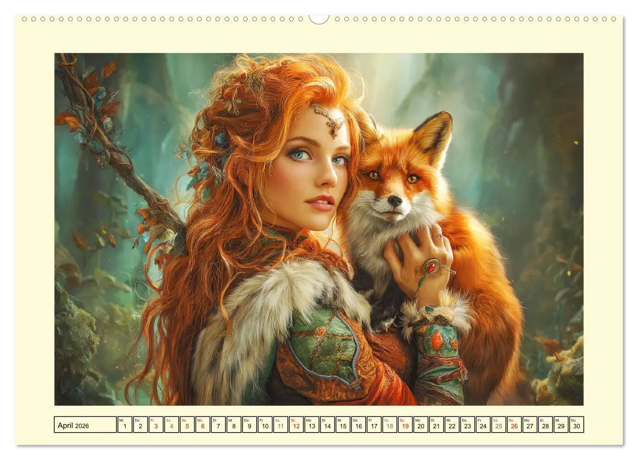 Bild: 9783516460223 | Waldgeflüster. Die mystischen Frauen der alten Pfade (Wandkalender...