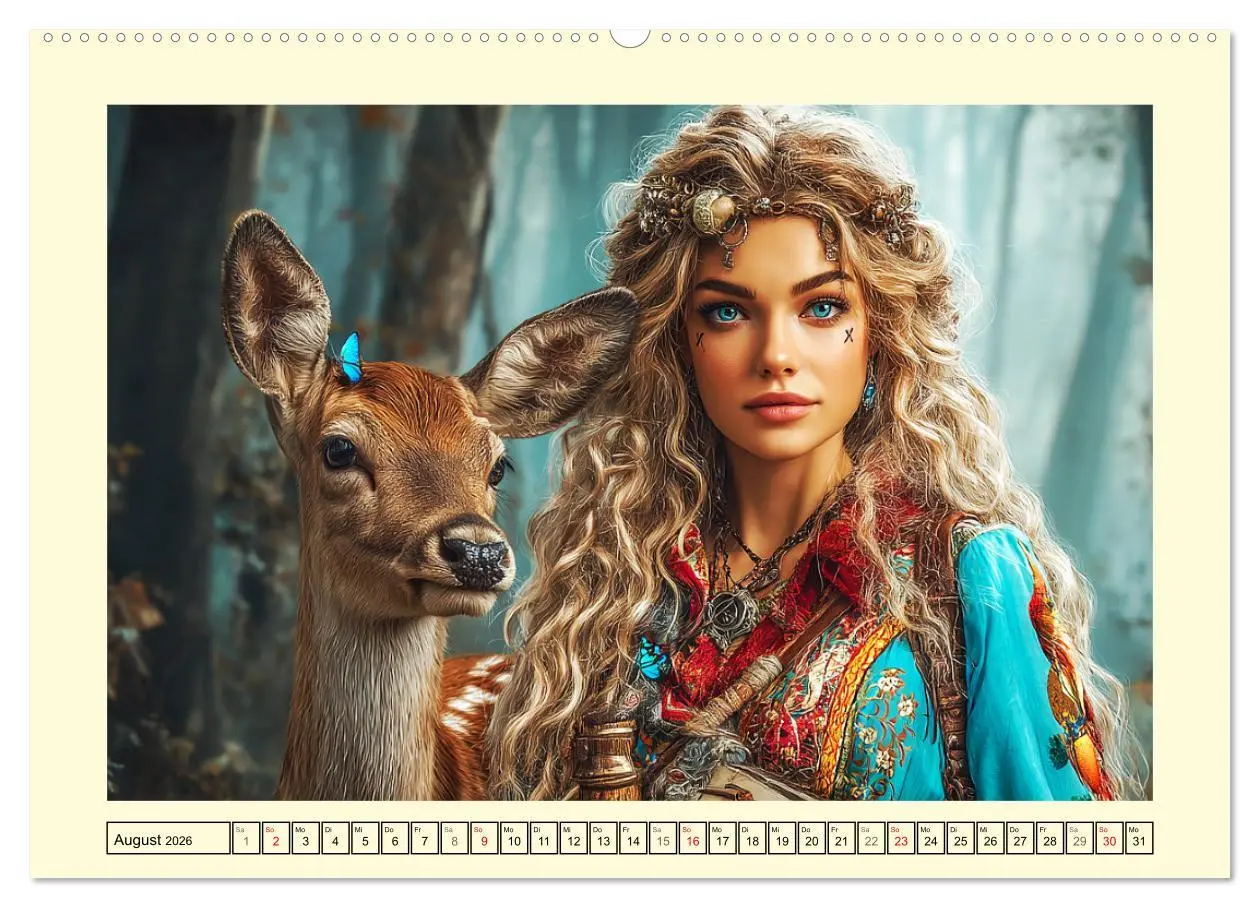 Bild: 9783516460223 | Waldgeflüster. Die mystischen Frauen der alten Pfade (Wandkalender...