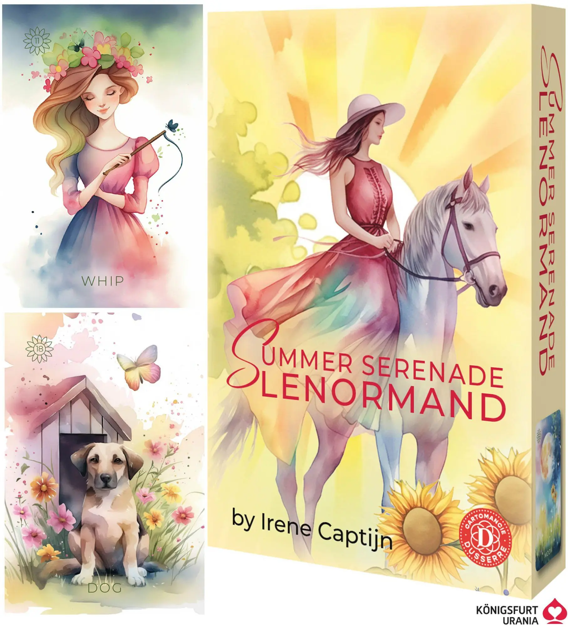 Cover: 4250375110323 | Summer Serenade Lenormand (English) - 38 Cards with Booklet | Captijn