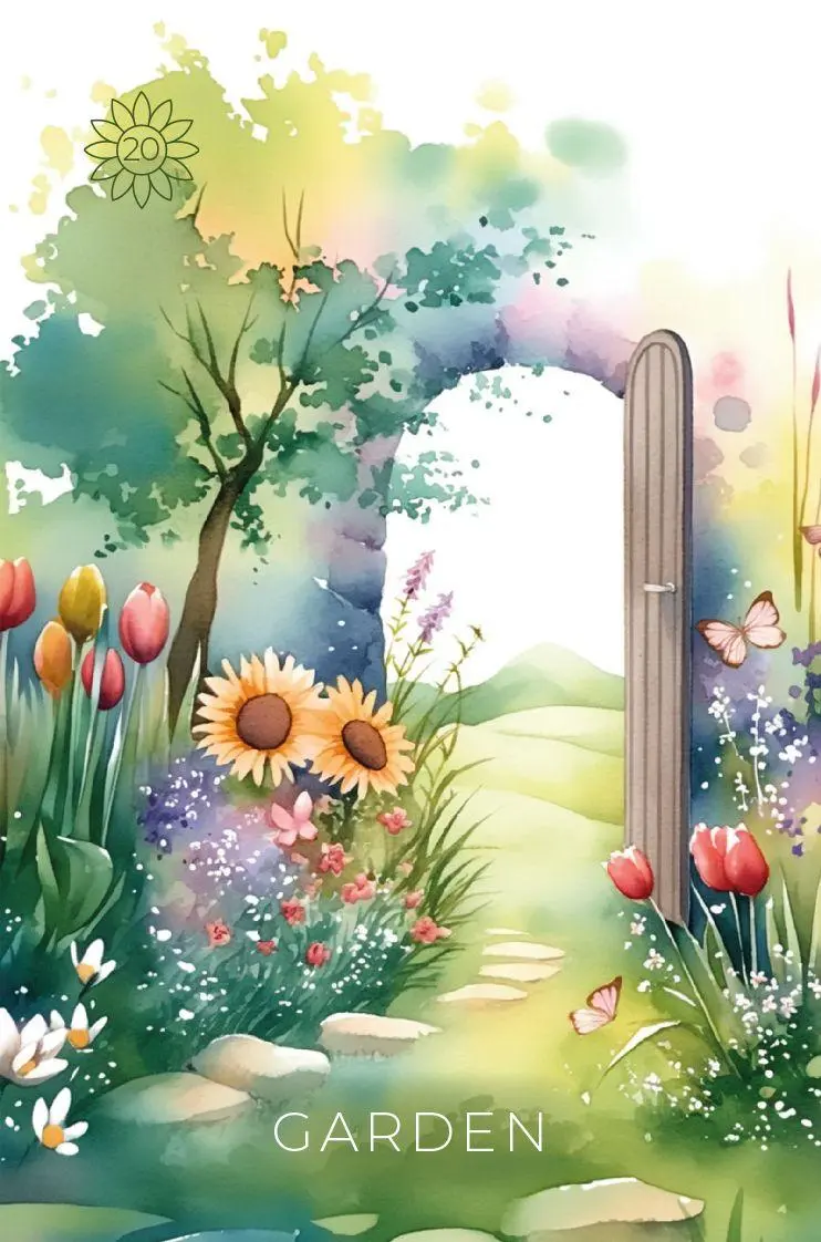 Bild: 4250375110323 | Summer Serenade Lenormand (English) - 38 Cards with Booklet | Captijn
