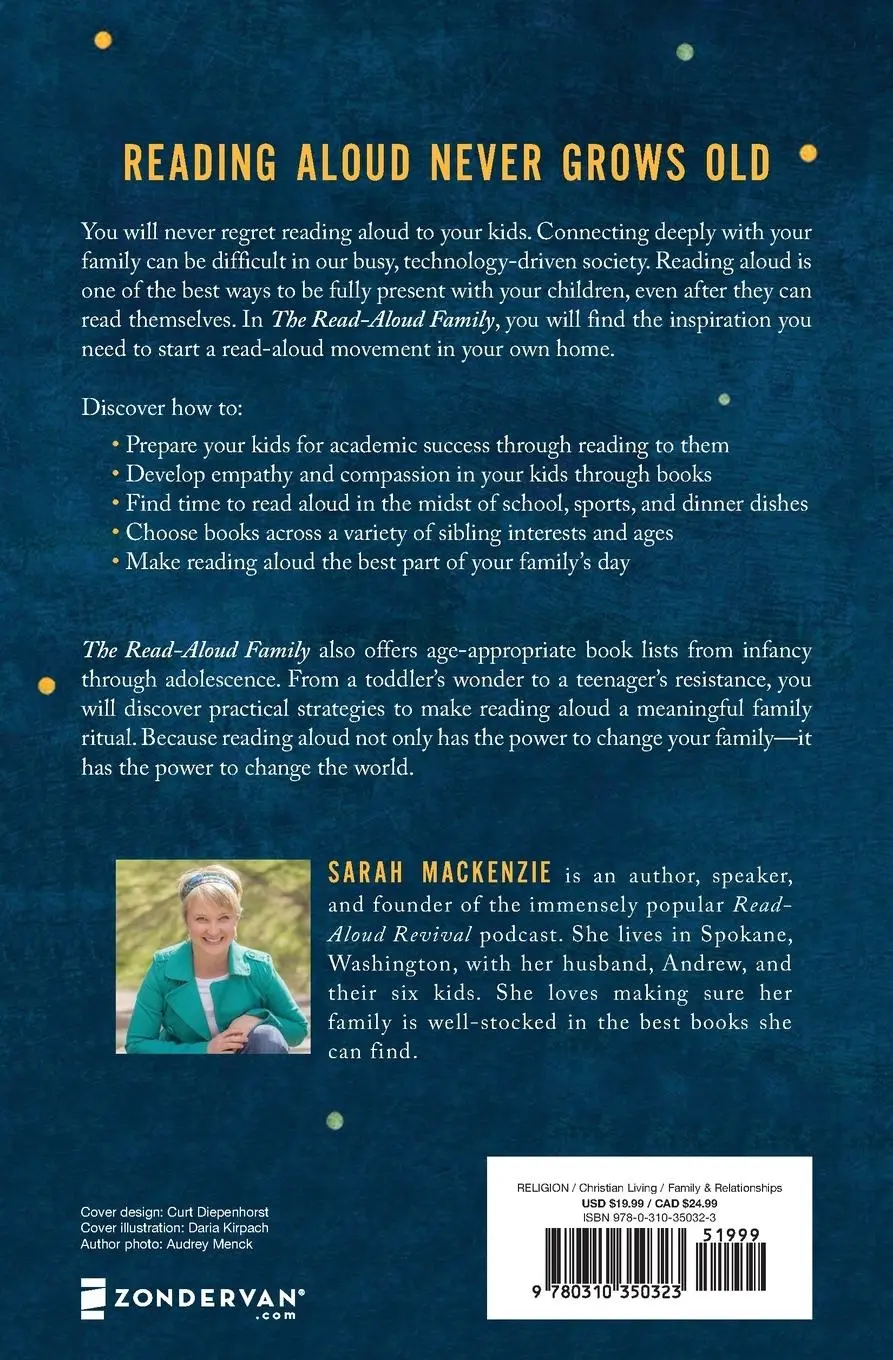 Rückseite: 9780310350323 | The Read-Aloud Family | Sarah Mackenzie | Taschenbuch | Englisch