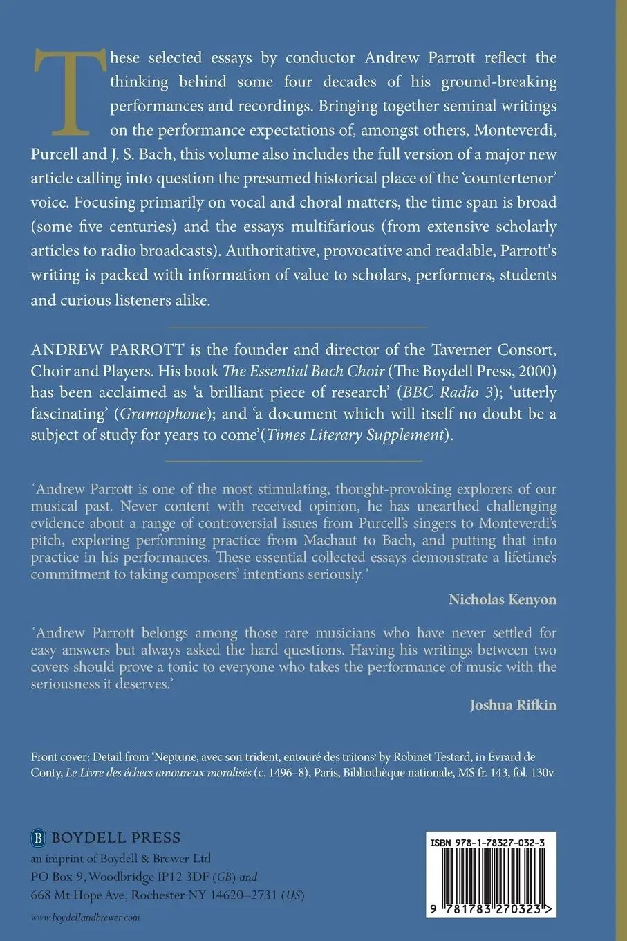 Rückseite: 9781783270323 | Composers' Intentions? | Lost Traditions of Musical Performance | Buch