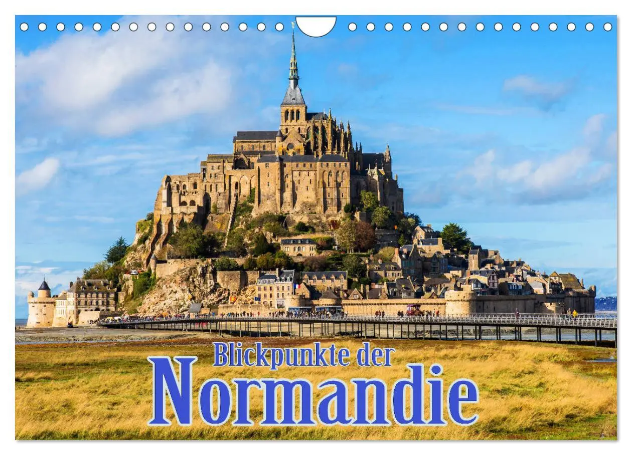 Cover: 9783457740323 | Blickpunkte der Normandie (Wandkalender 2026 DIN A4 quer), CALVENDO...