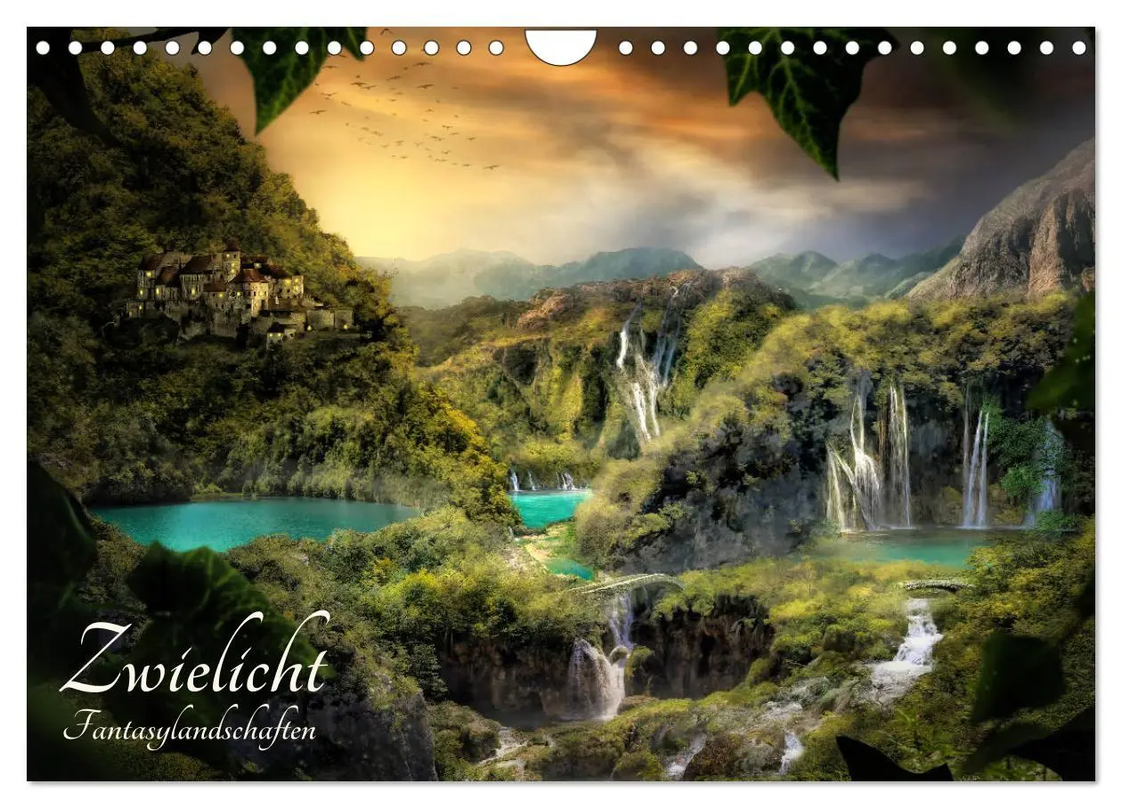 Cover: 9783516070323 | Zwielicht - Fantasylandschaften (Wandkalender 2026 DIN A4 quer),...