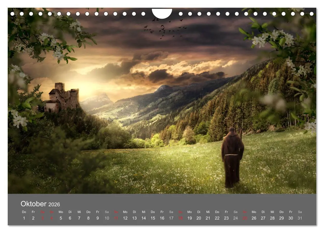Bild: 9783516070323 | Zwielicht - Fantasylandschaften (Wandkalender 2026 DIN A4 quer),...