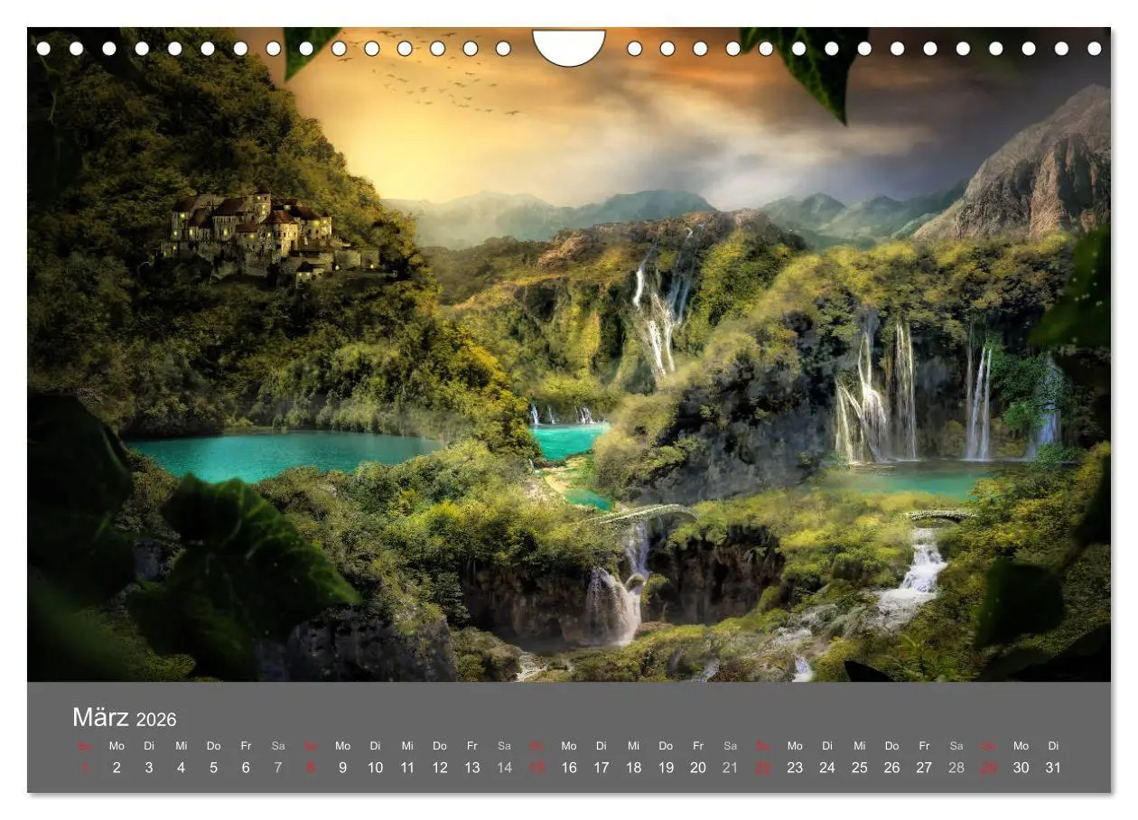 Bild: 9783516070323 | Zwielicht - Fantasylandschaften (Wandkalender 2026 DIN A4 quer),...