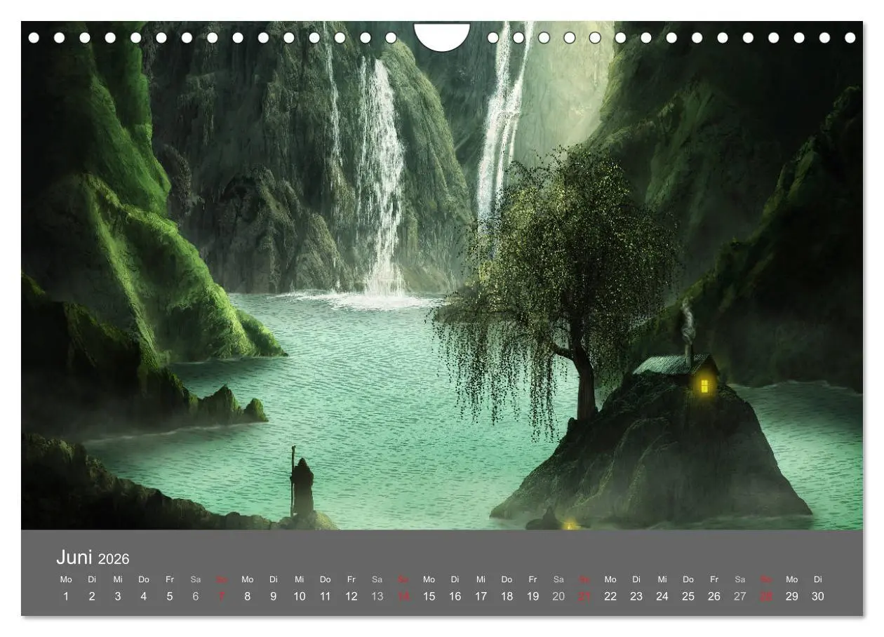Bild: 9783516070323 | Zwielicht - Fantasylandschaften (Wandkalender 2026 DIN A4 quer),...