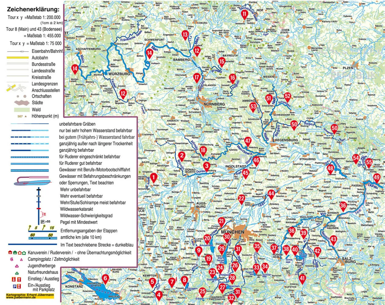 Rückseite: 9783968060323 | Die 50 schönsten Kanu- und SUP-Touren in Bayern | Alfons Zaunhuber