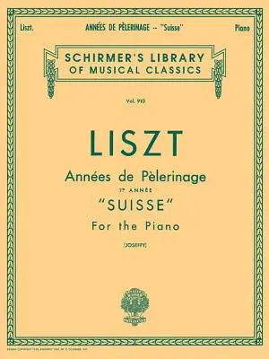 Cover: 9780634000423 | Annee de Pelerinage - Book 1: Suisse | Rafael Joseffy | Taschenbuch