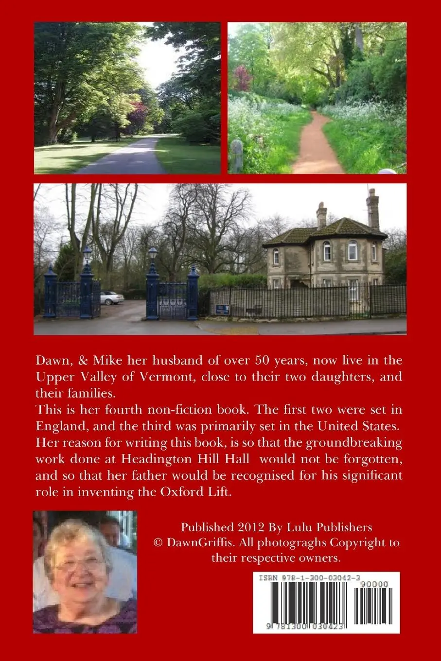 Rückseite: 9781300030423 | Headington Hill Hall- The forgotten years- 1939 -1958 | Dawn Griffis