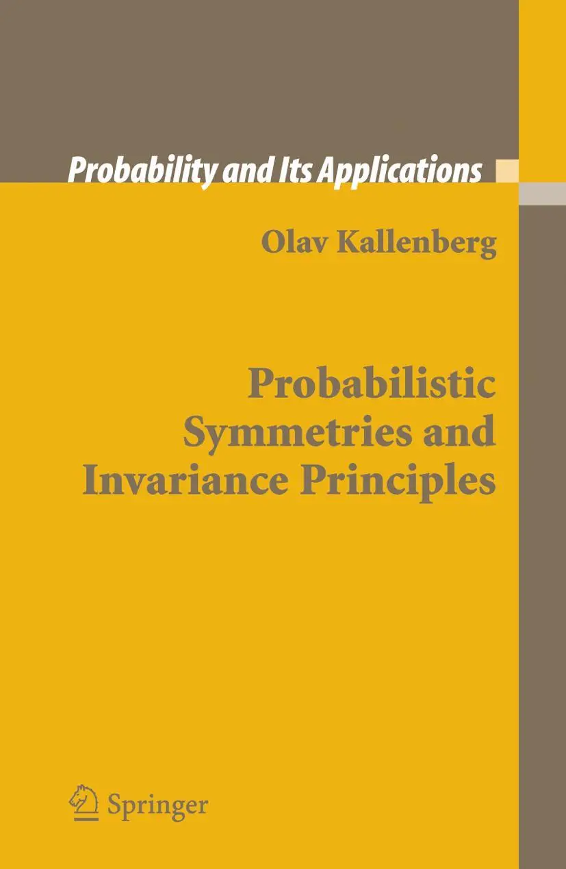 Cover: 9781441920423 | Probabilistic Symmetries and Invariance Principles | Olav Kallenberg