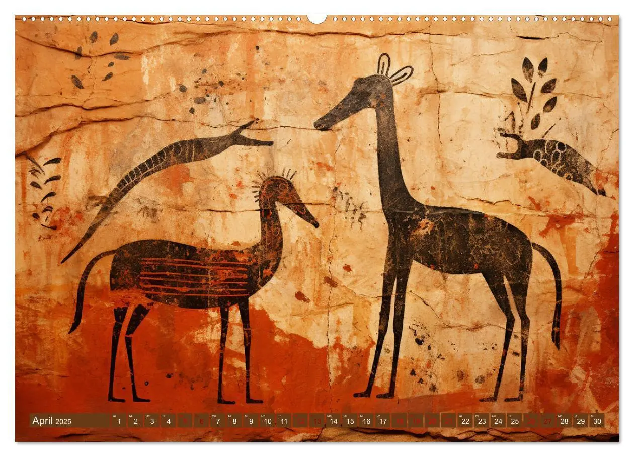Bild: 9783383860423 | Steinzeit Galerie (Wandkalender 2025 DIN A2 quer), CALVENDO...