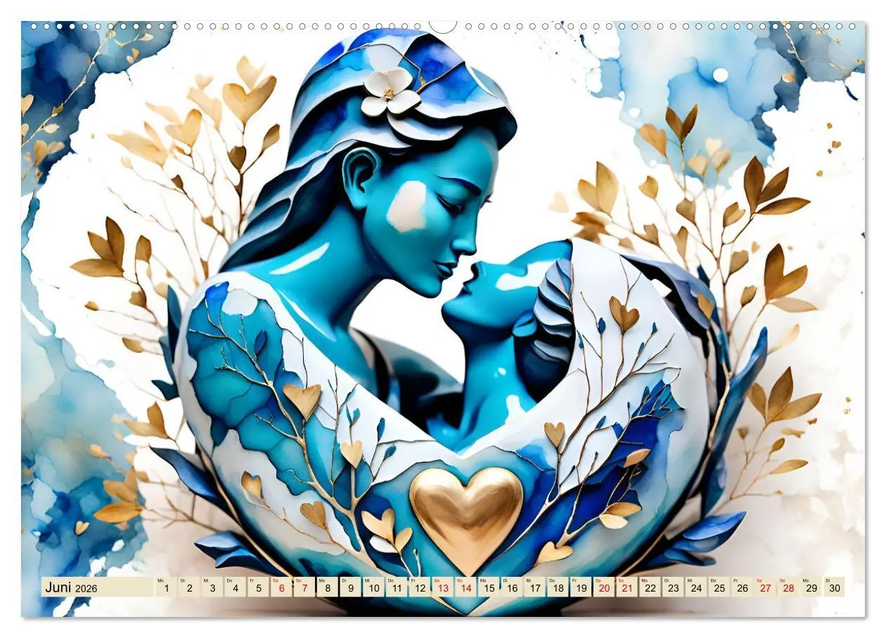 Bild: 9783457420423 | Herzensliebe und Trauer (hochwertiger Premium Wandkalender 2026 DIN...