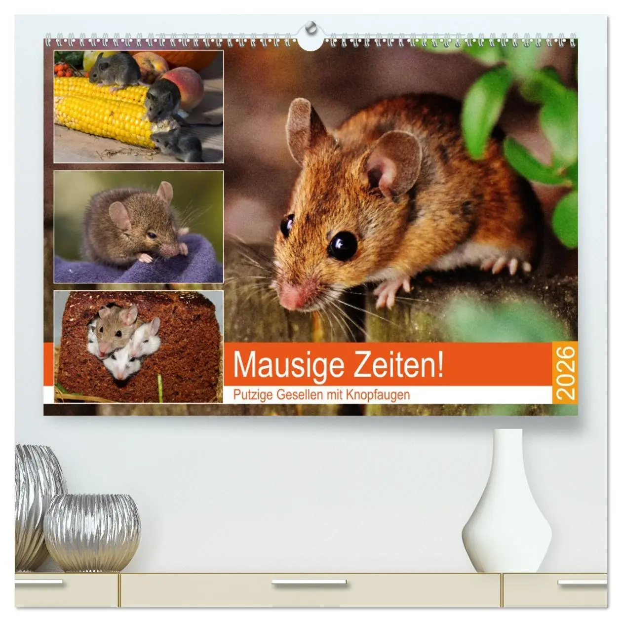Cover: 9783457730423 | Mausige Zeiten! Putzige Gesellen mit Knopfaugen (hochwertiger...