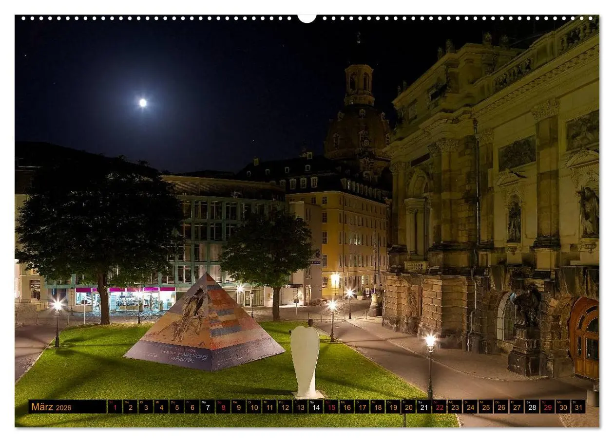 Bild: 9783516130423 | Eine Nacht in Dresden (hochwertiger Premium Wandkalender 2026 DIN...