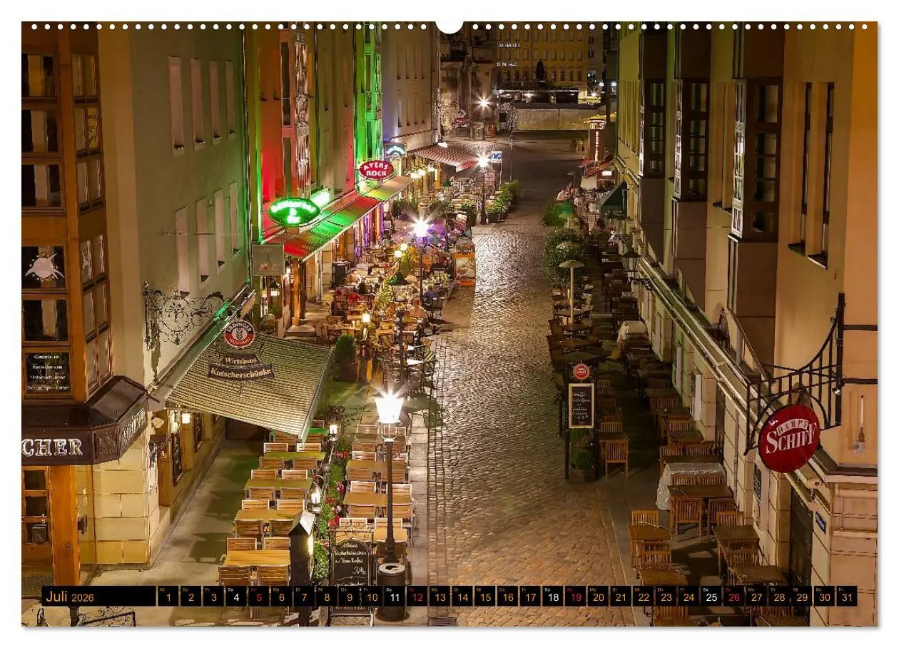 Bild: 9783516130423 | Eine Nacht in Dresden (hochwertiger Premium Wandkalender 2026 DIN...