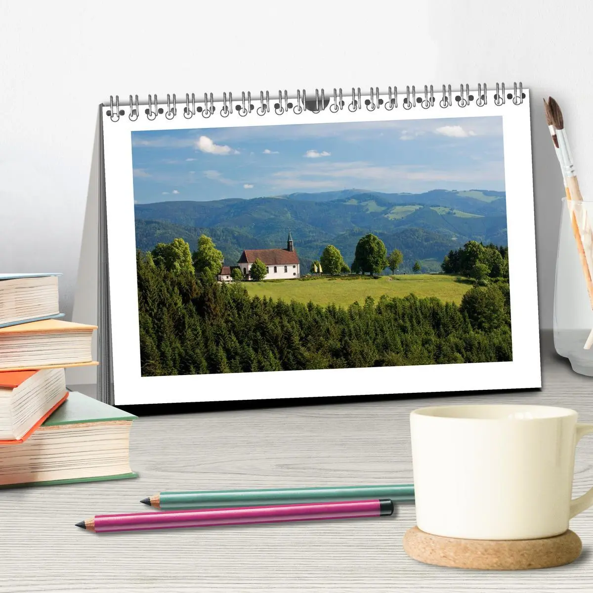 Bild: 9783516200423 | Schwarzwald 2026 (Tischkalender 2026 DIN A5 quer), CALVENDO...