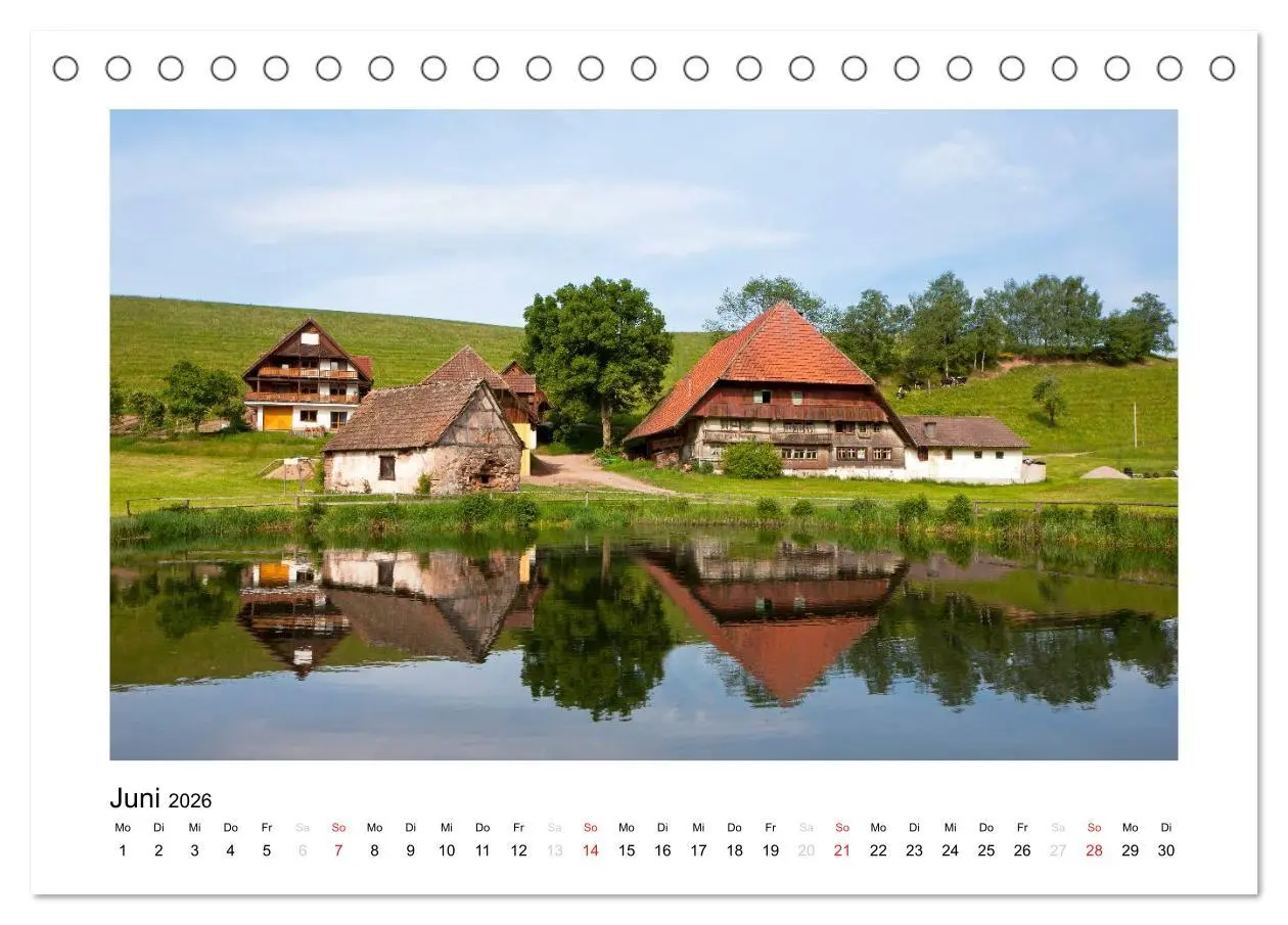 Bild: 9783516200423 | Schwarzwald 2026 (Tischkalender 2026 DIN A5 quer), CALVENDO...
