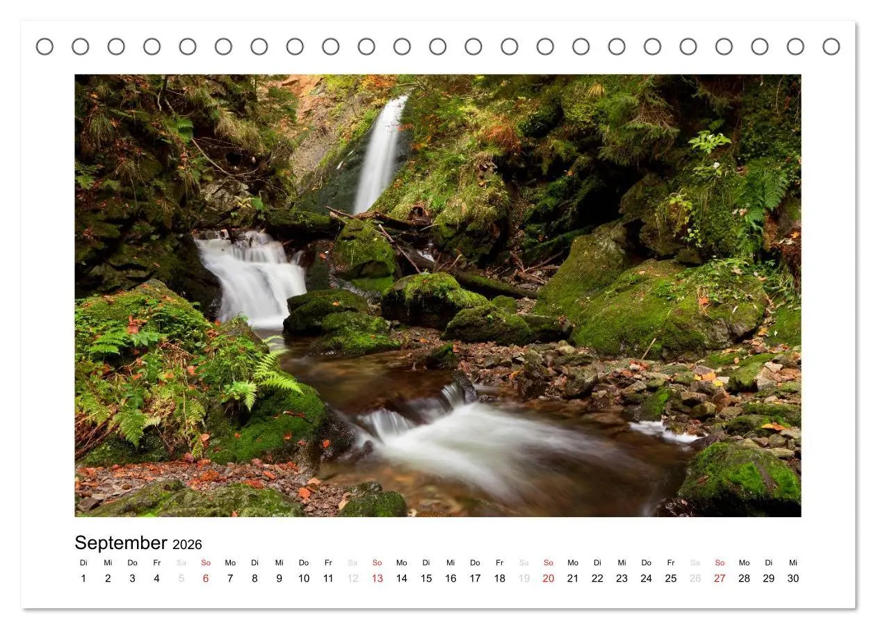 Bild: 9783516200423 | Schwarzwald 2026 (Tischkalender 2026 DIN A5 quer), CALVENDO...