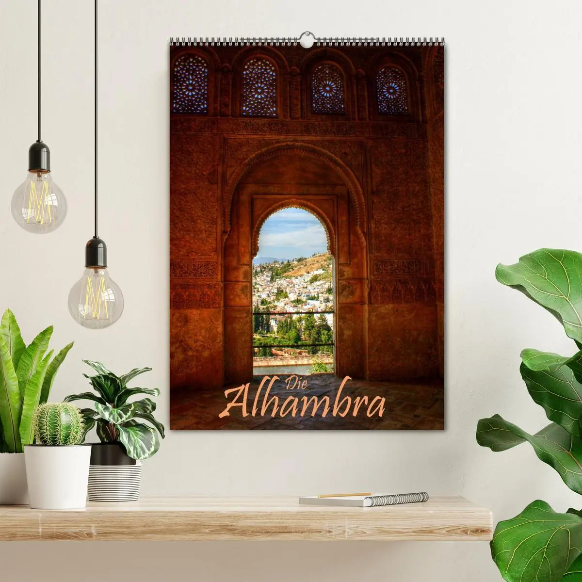 Bild: 9783516440423 | Die Alhambra (Wandkalender 2026 DIN A2 hoch), CALVENDO Monatskalender