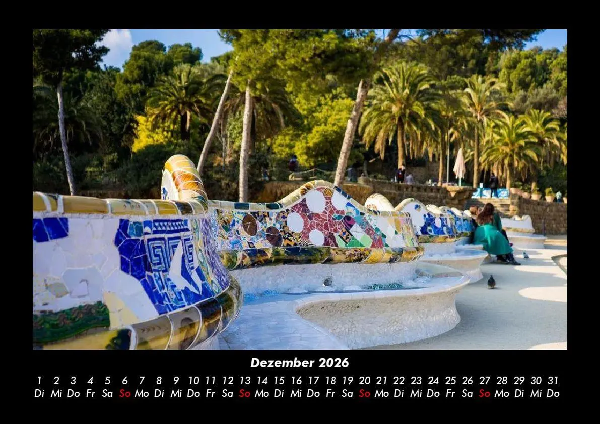 Bild: 9783695400423 | Barcelona 2026 Fotokalender DIN A3 | Tobias Becker | Kalender | 2026