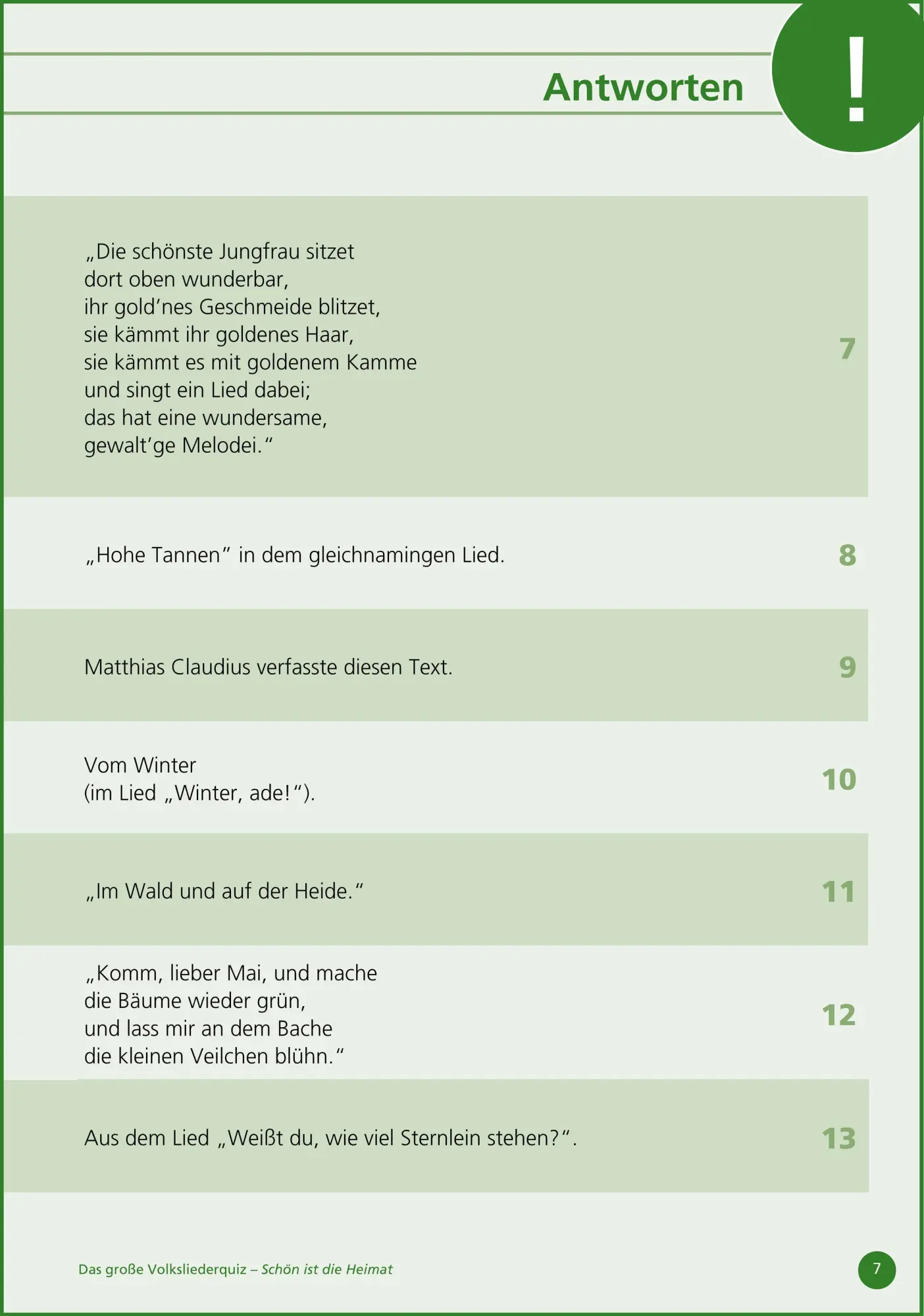 Bild: 9783944360423 | Schön ist die Heimat ... Raten und Singen | Das große Volkslieder-Quiz