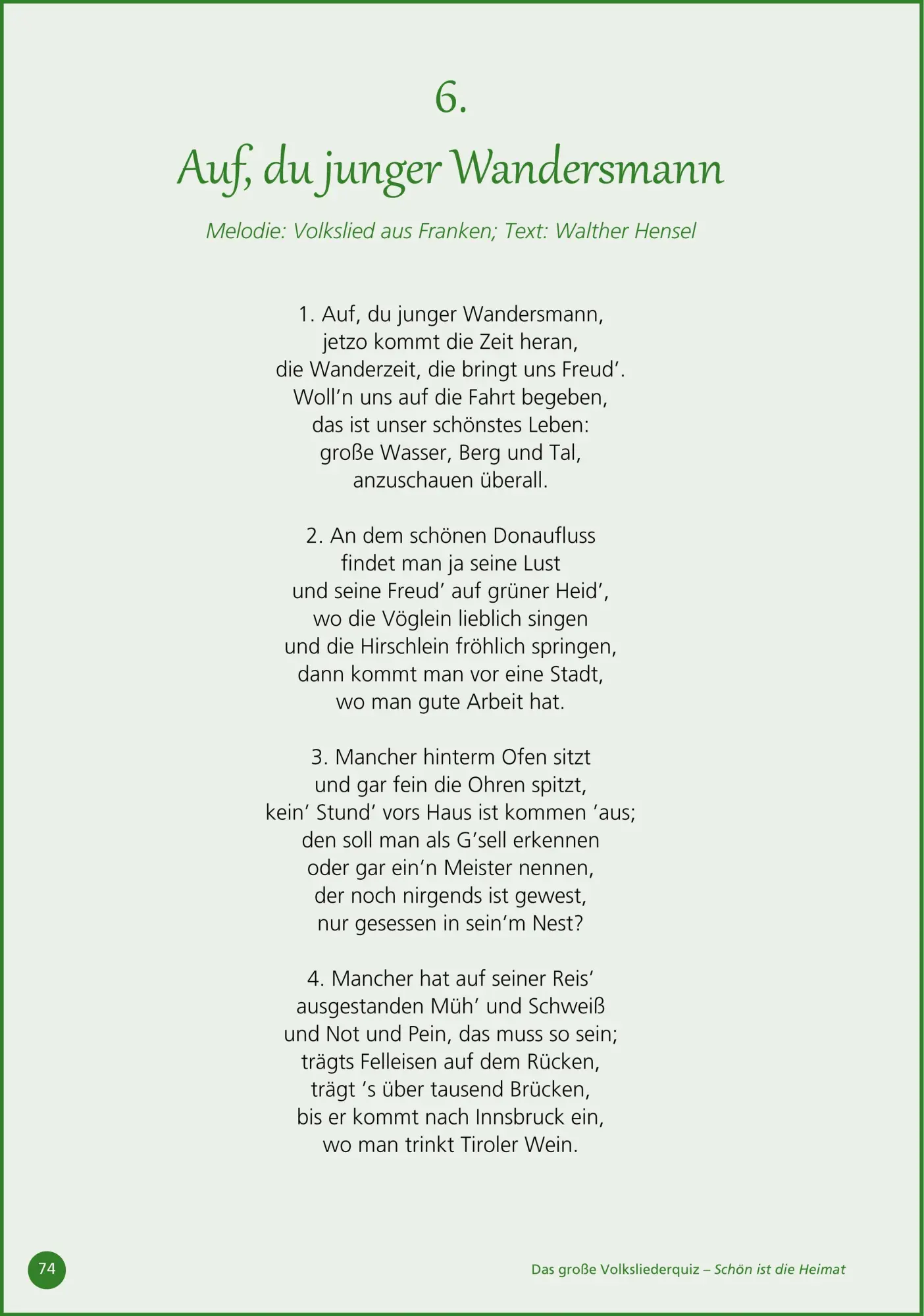 Bild: 9783944360423 | Schön ist die Heimat ... Raten und Singen | Das große Volkslieder-Quiz