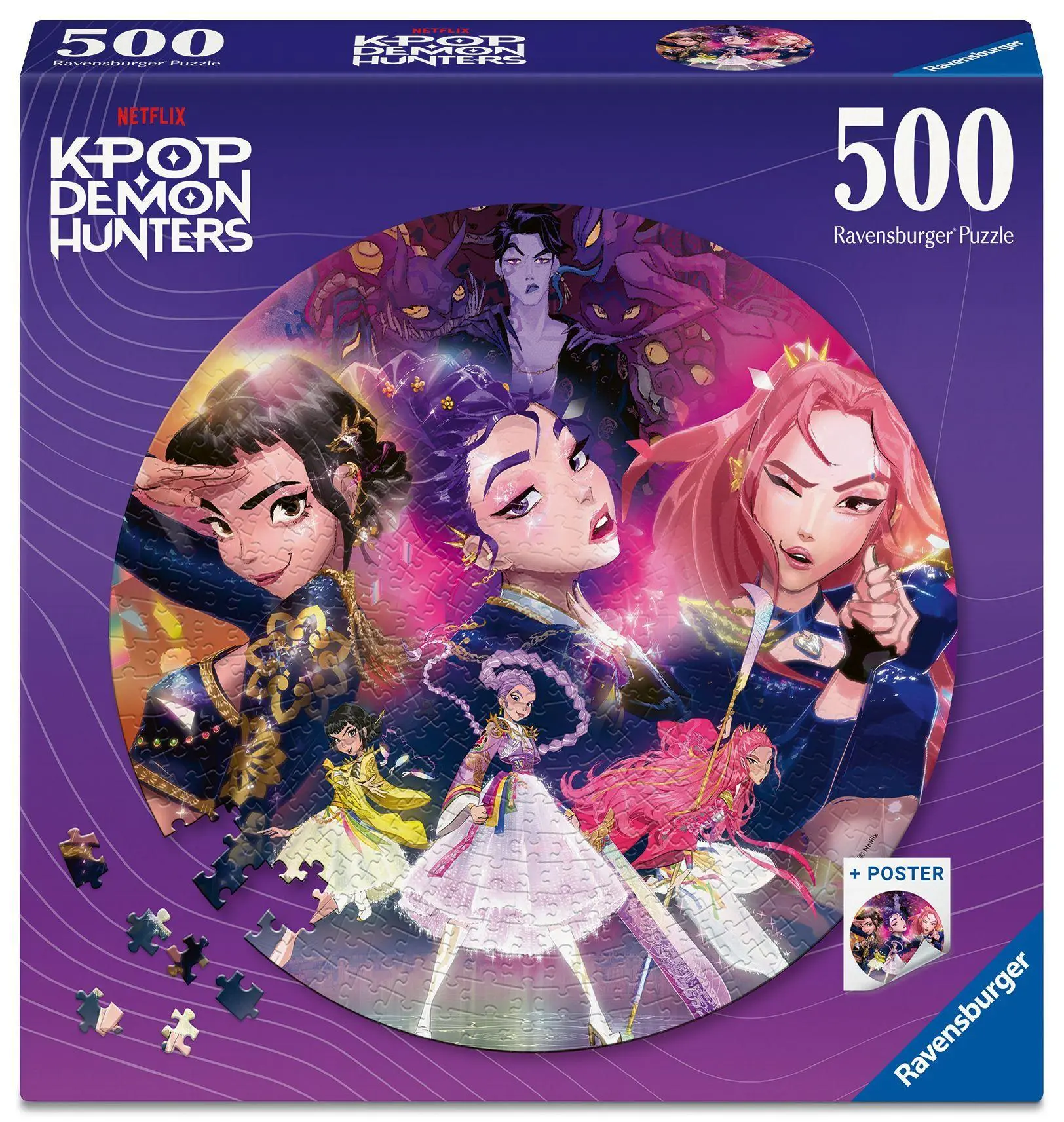 Cover: 4005555020523 | Erwachsenenpuzzle 500 Teile - KPop Demon Hunters - For the fans!