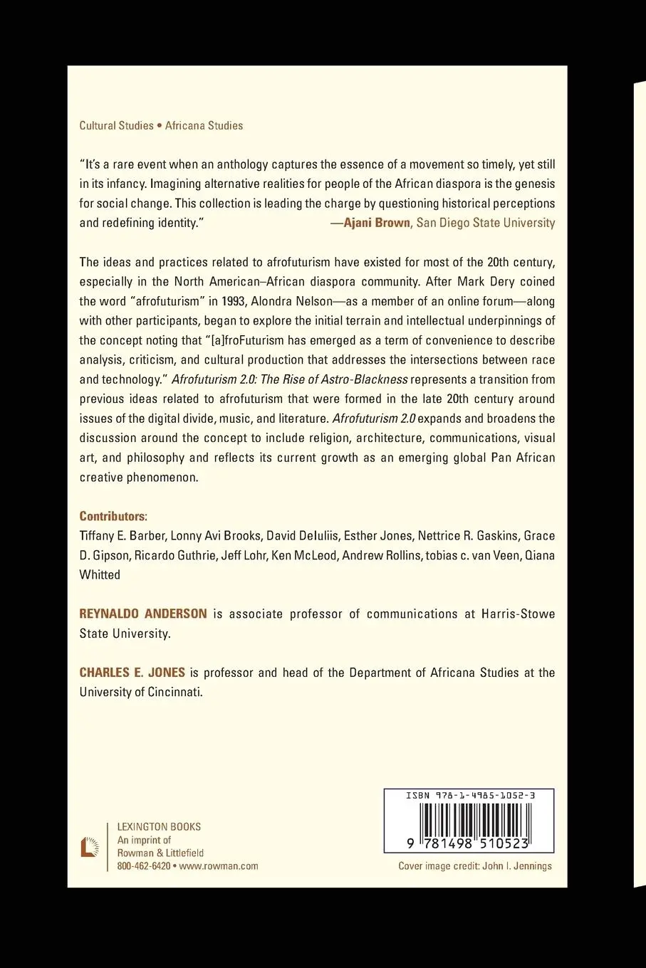 Rückseite: 9781498510523 | Afrofuturism 2.0 | The Rise of Astro-Blackness | Anderson (u. a.)