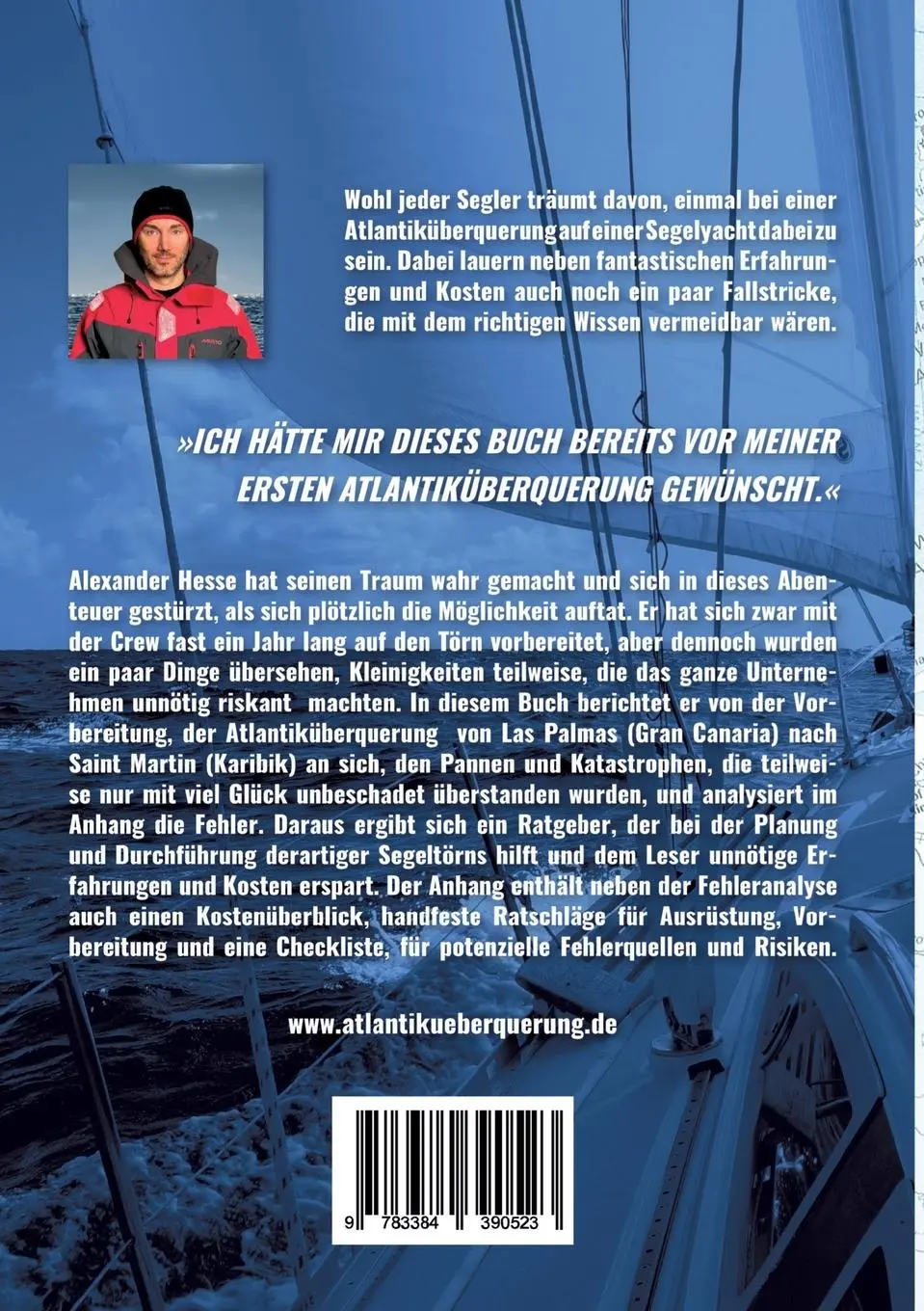 Rückseite: 9783384390523 | Atlantiküberquerung | Alexander Hesse | Taschenbuch | 424 S. | Deutsch