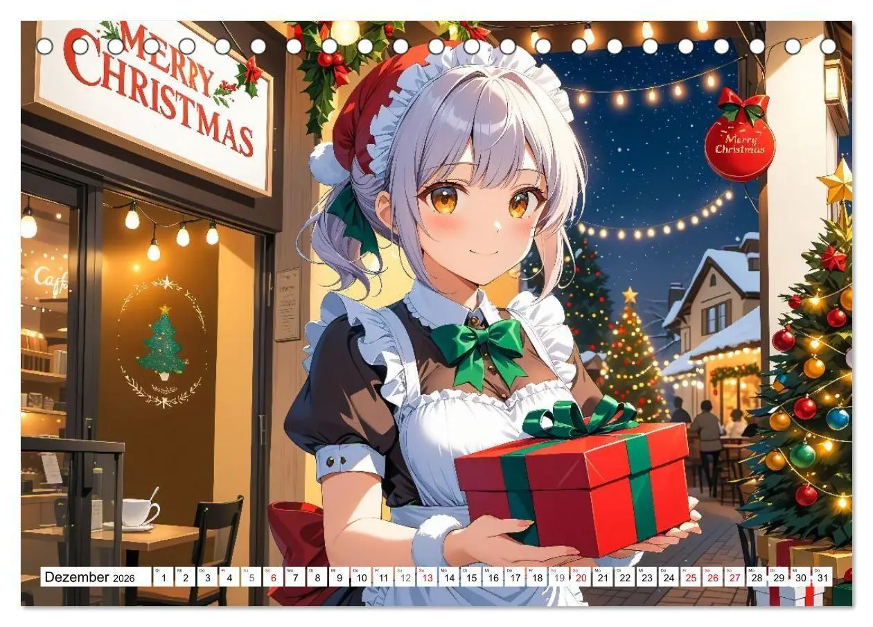 Bild: 9783516670523 | Manga Café Träume - Kawaii Anime-Kalender voller süßer Momente...