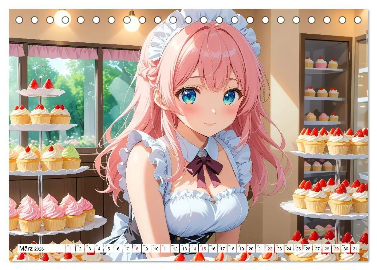 Bild: 9783516670523 | Manga Café Träume - Kawaii Anime-Kalender voller süßer Momente...